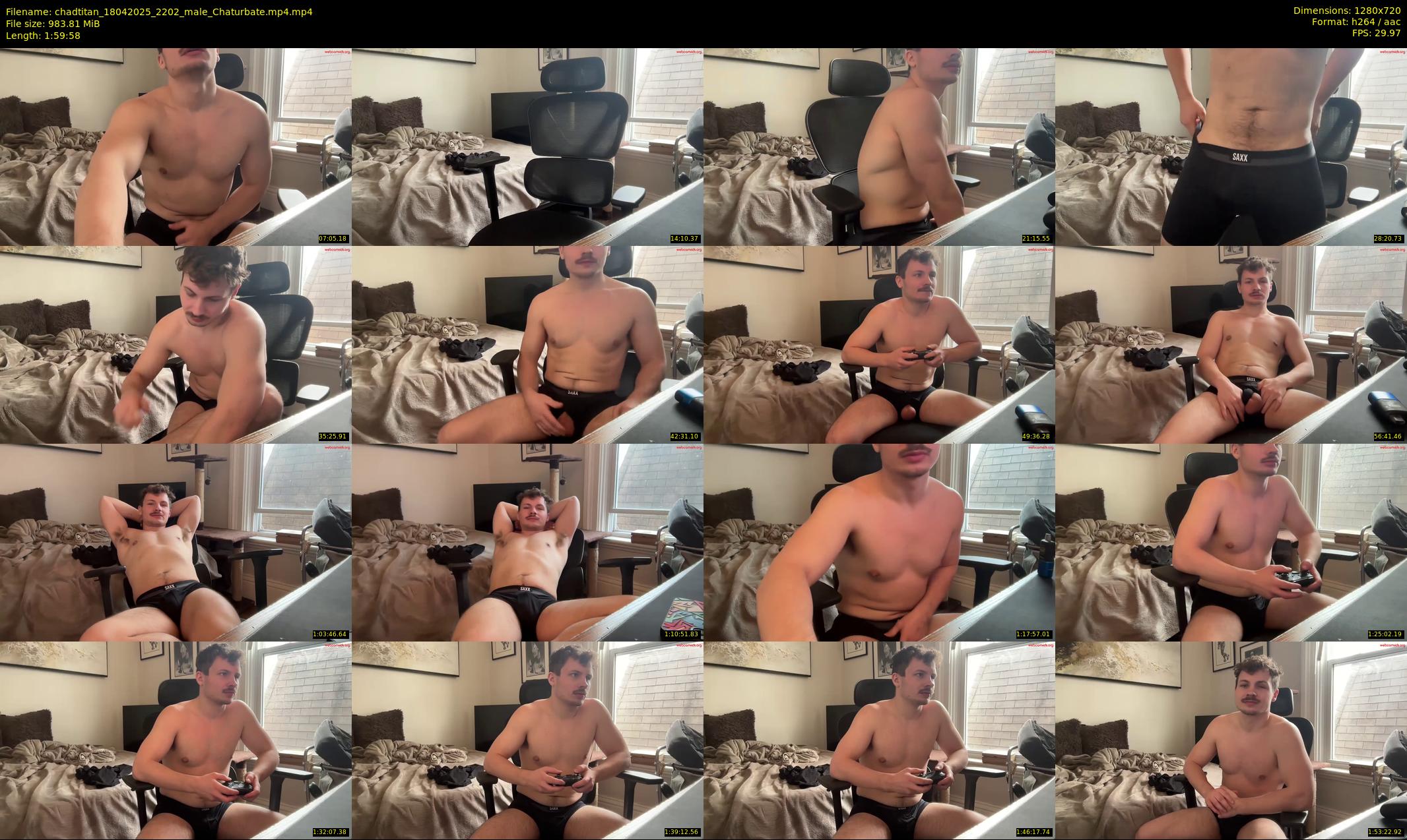 chadtitan — 120 minute Chaturbate male cam show recording, 720p, Apr 18, 2025