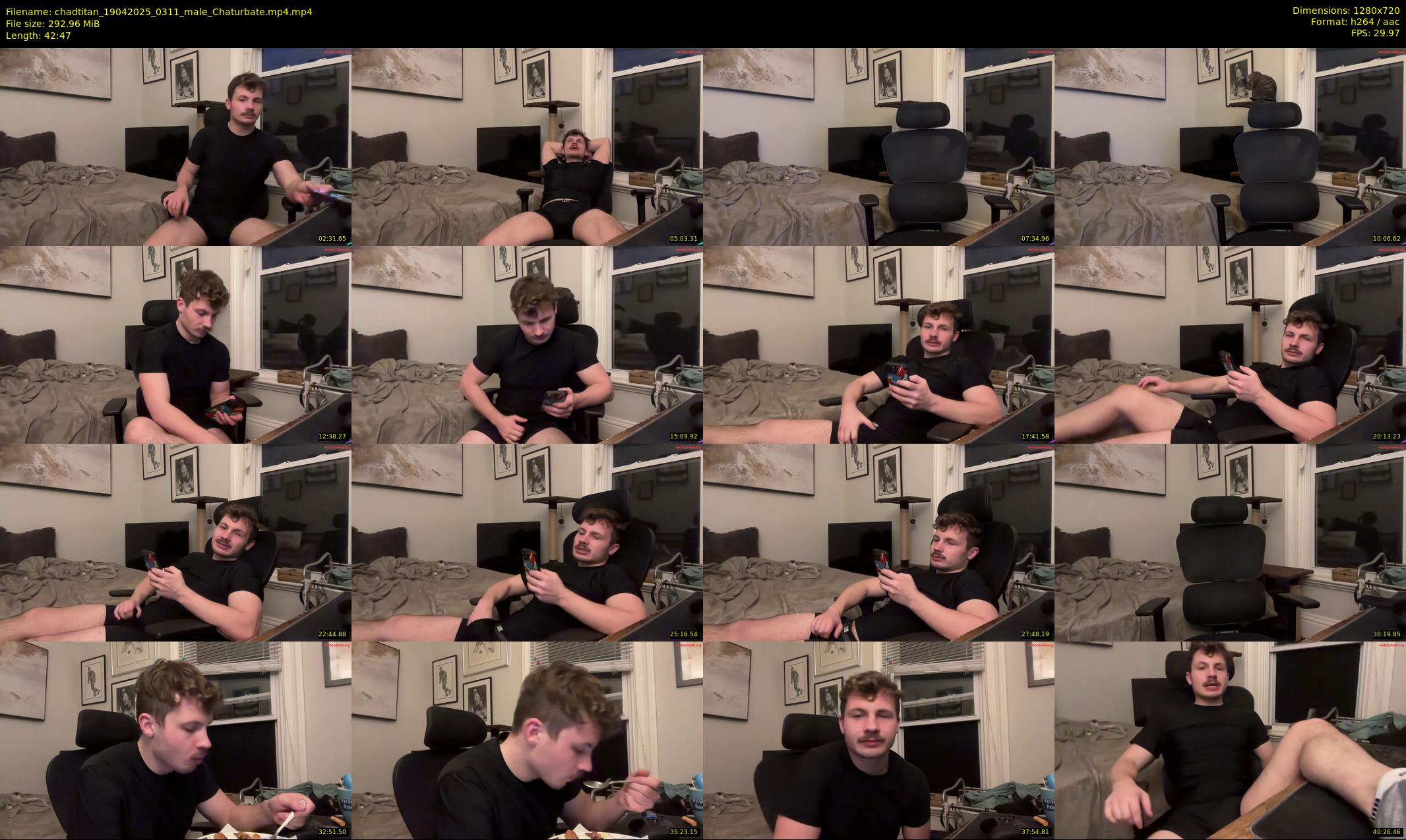 chadtitan — 43 minute Chaturbate male cam show recording, 720p, Apr 19, 2025