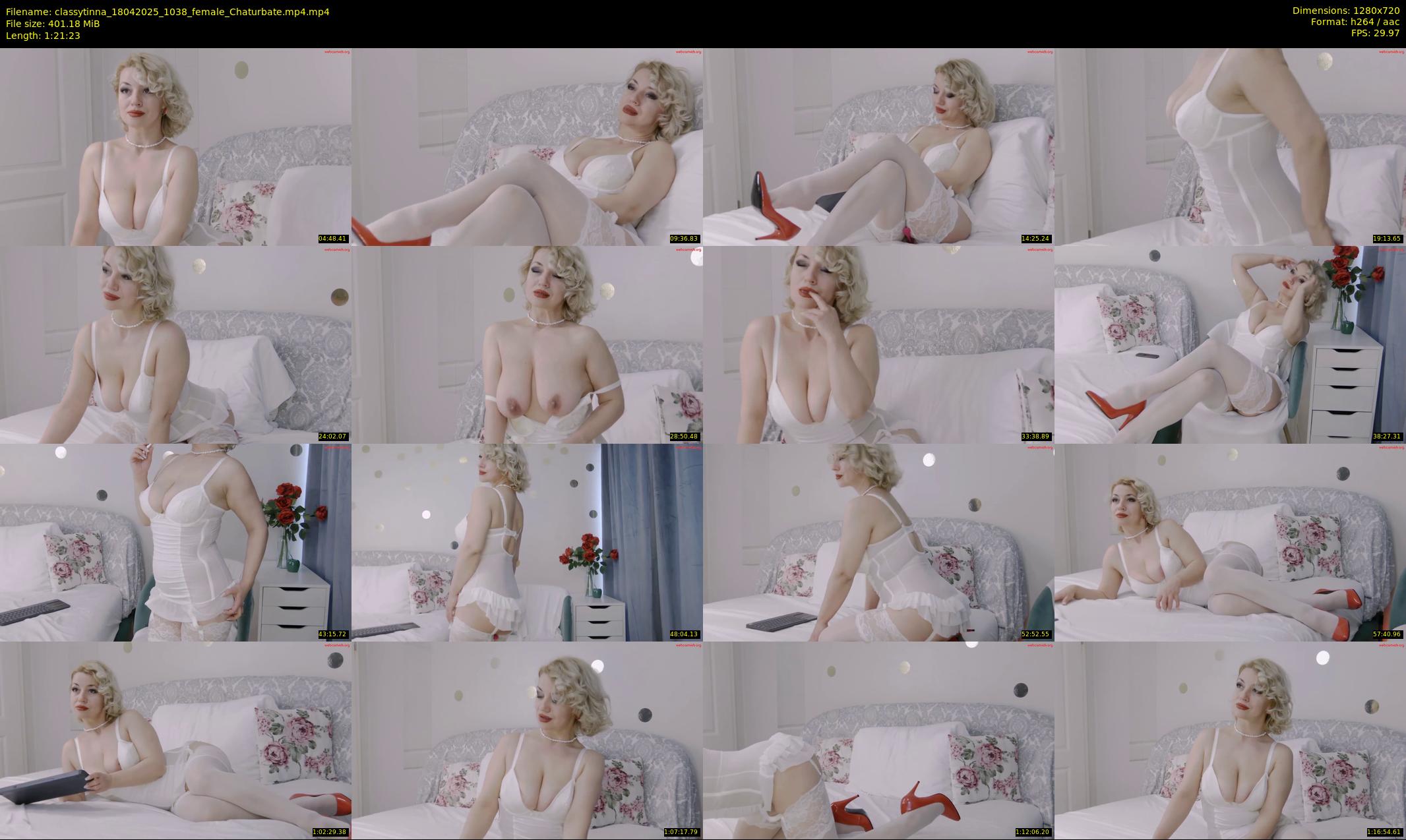 classytinna — 82 minute Chaturbate female cam show recording, 720p, Apr 18, 2025