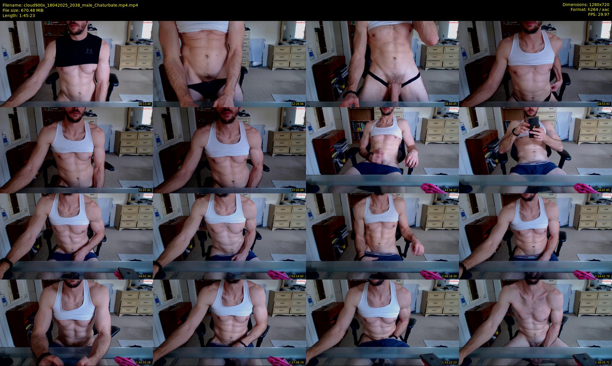 cloud900x — 106 minute Chaturbate male cam show recording, 720p, Apr 18, 2025