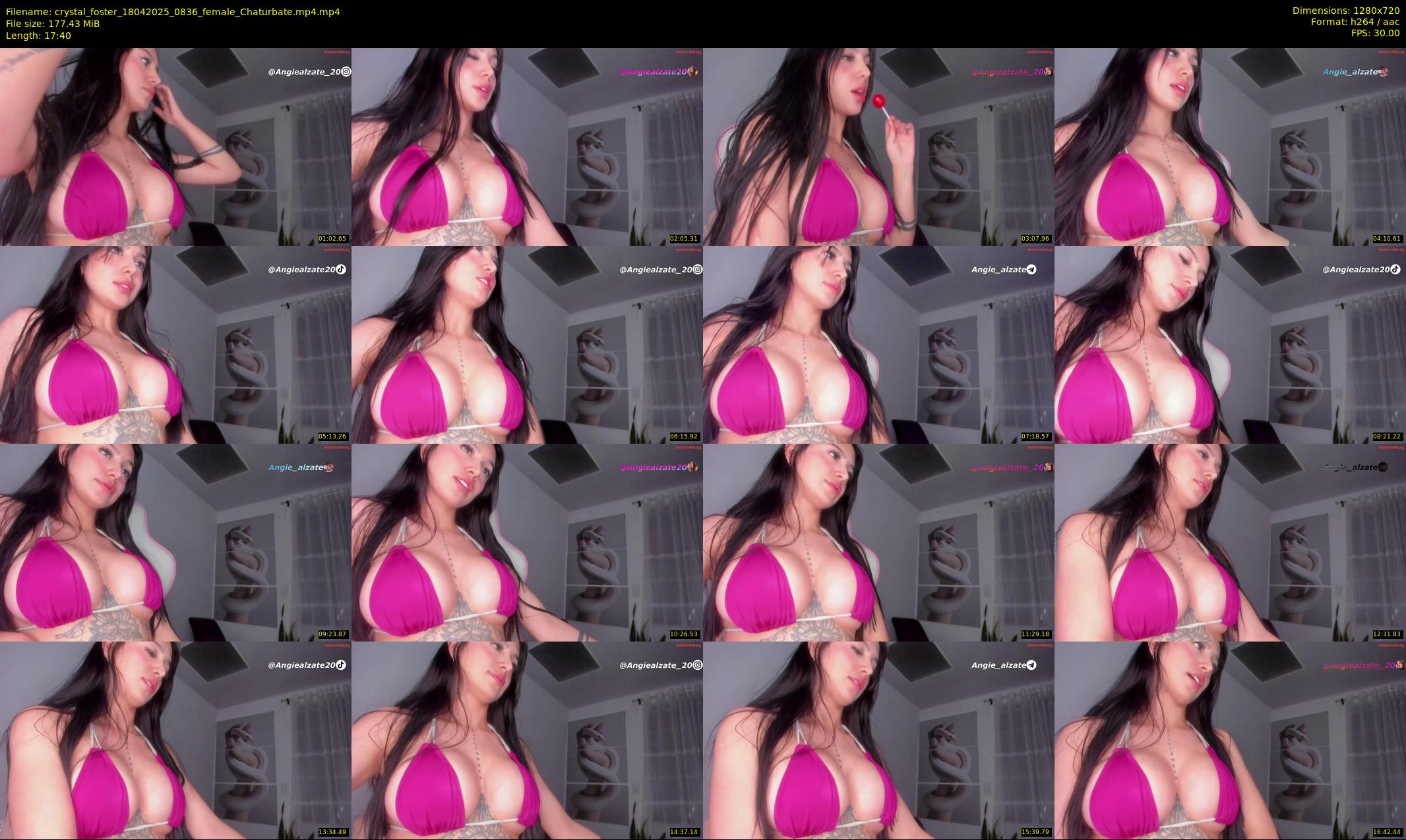 crystal_foster — 18 minute Chaturbate female cam show recording, 720p, Apr 18, 2025