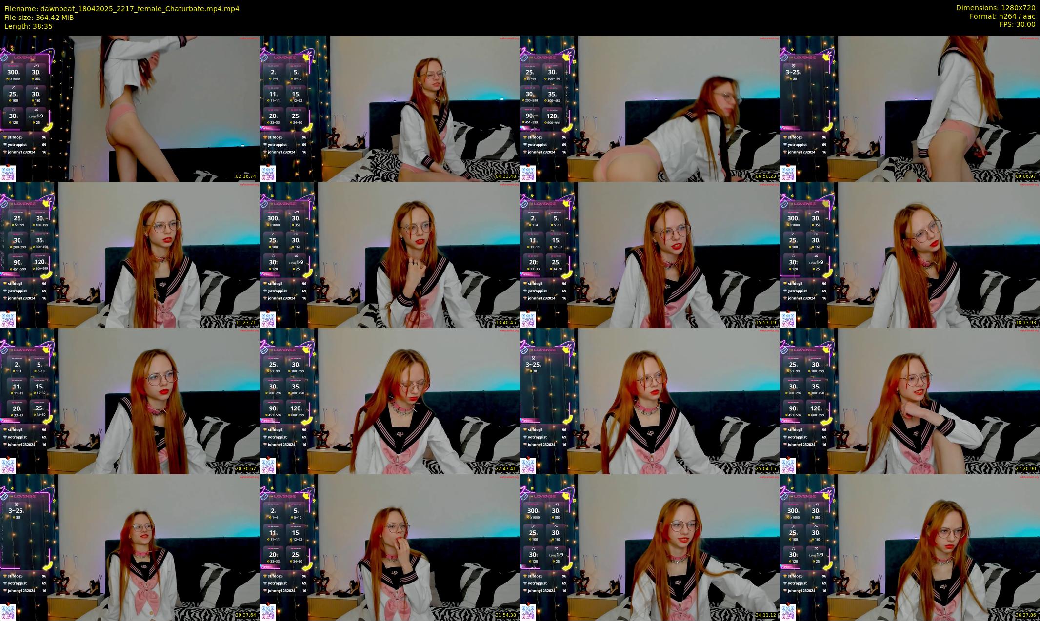 dawnbeat — 39 minute Chaturbate female cam show recording, 720p, Apr 18, 2025