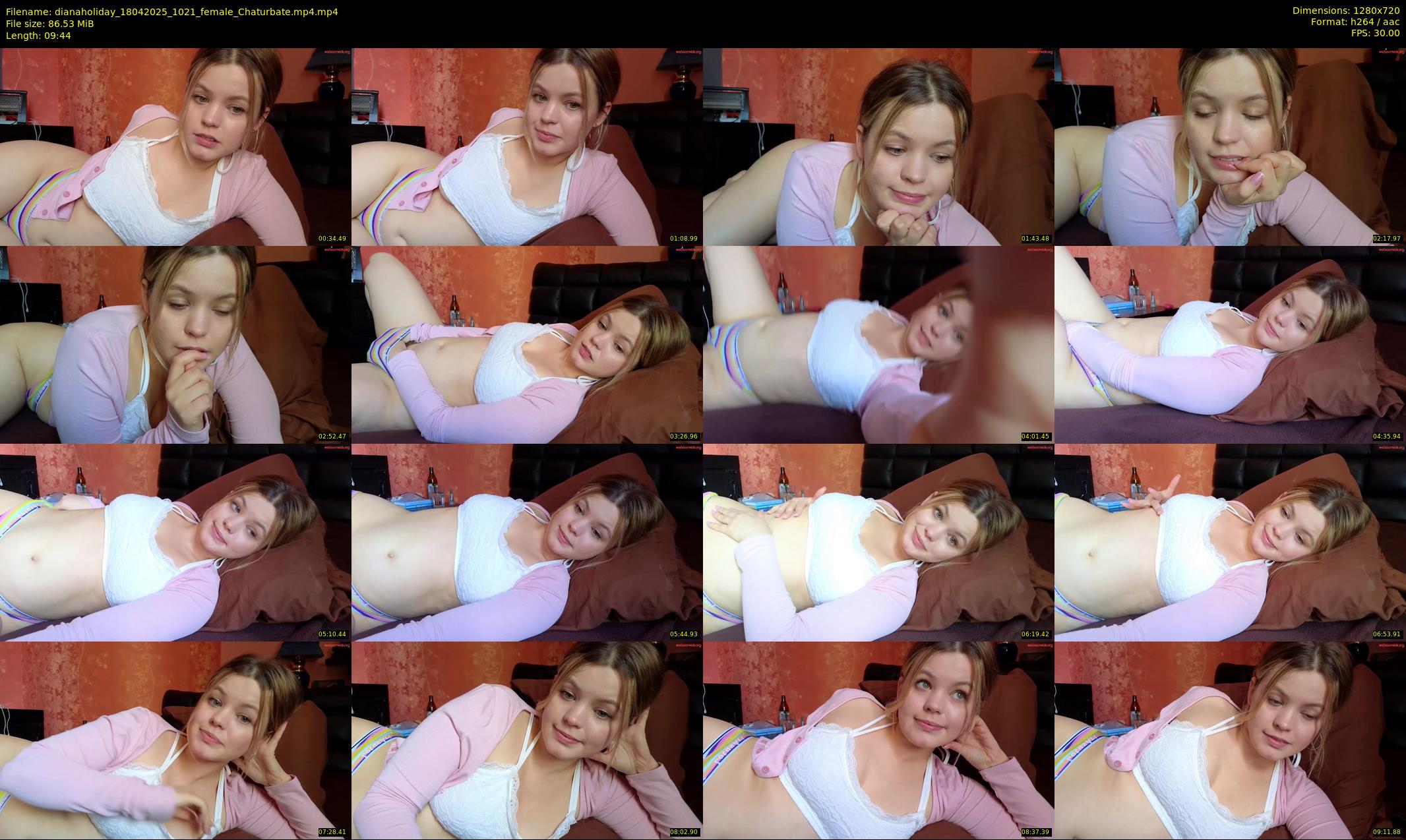 dianaholiday — 10 minute Chaturbate female cam show recording, 720p, Apr 18, 2025