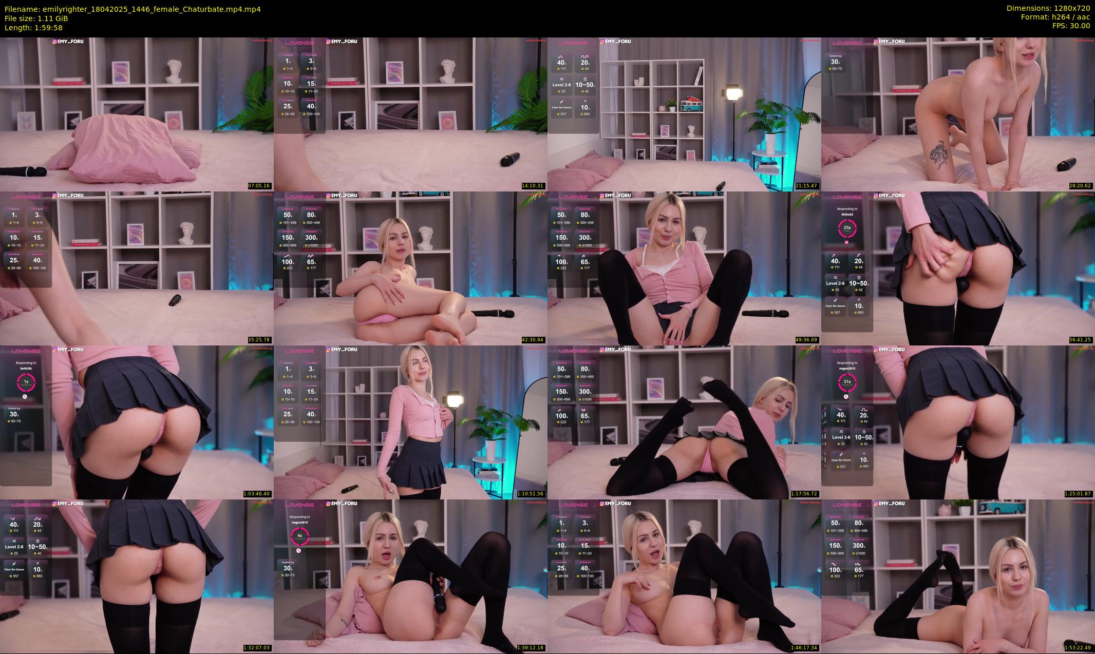 emilyrighter — 120 minute Chaturbate female cam show recording, 720p, Apr 18, 2025