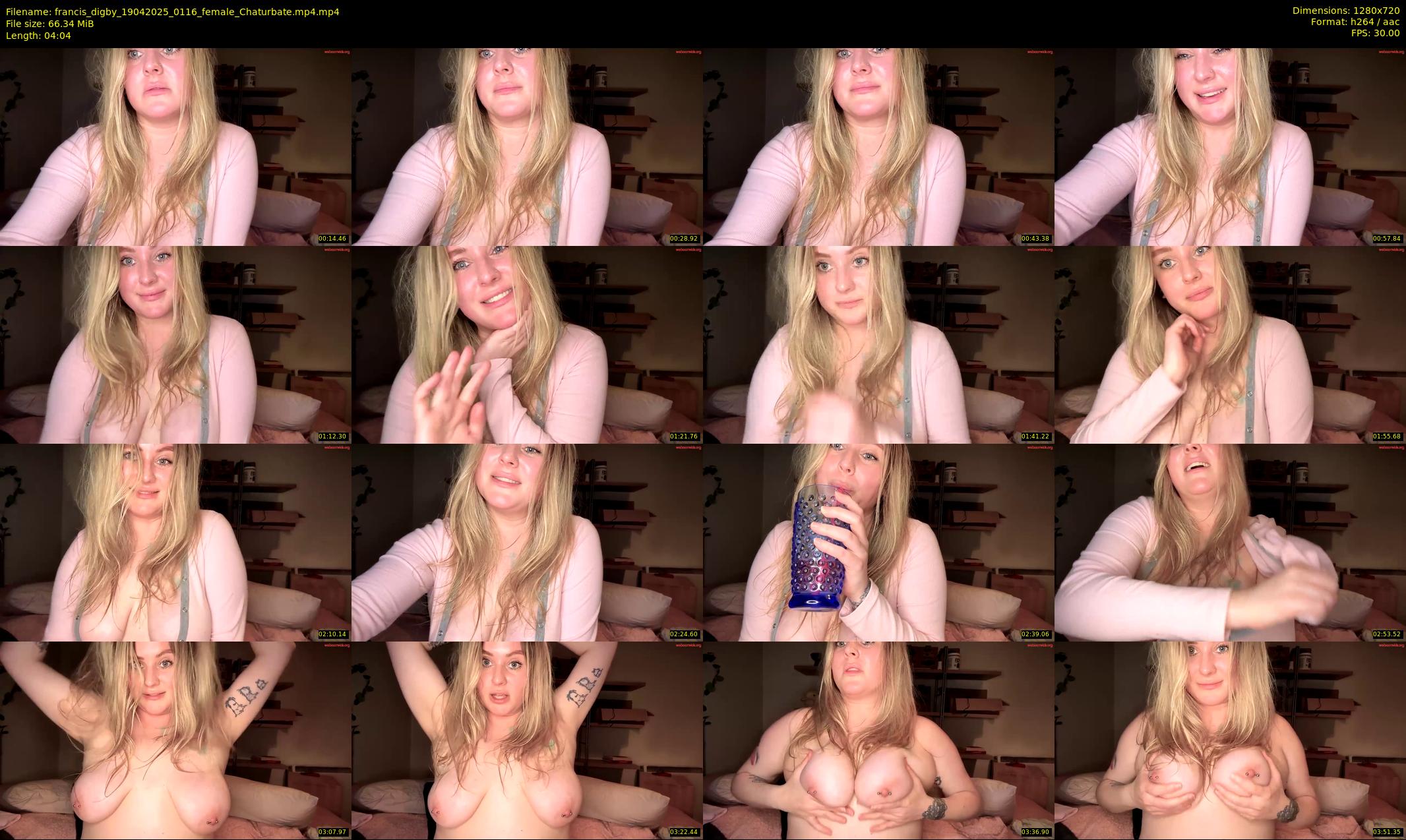 francis_digby — 5 minute Chaturbate female cam show recording, 720p, Apr 19, 2025