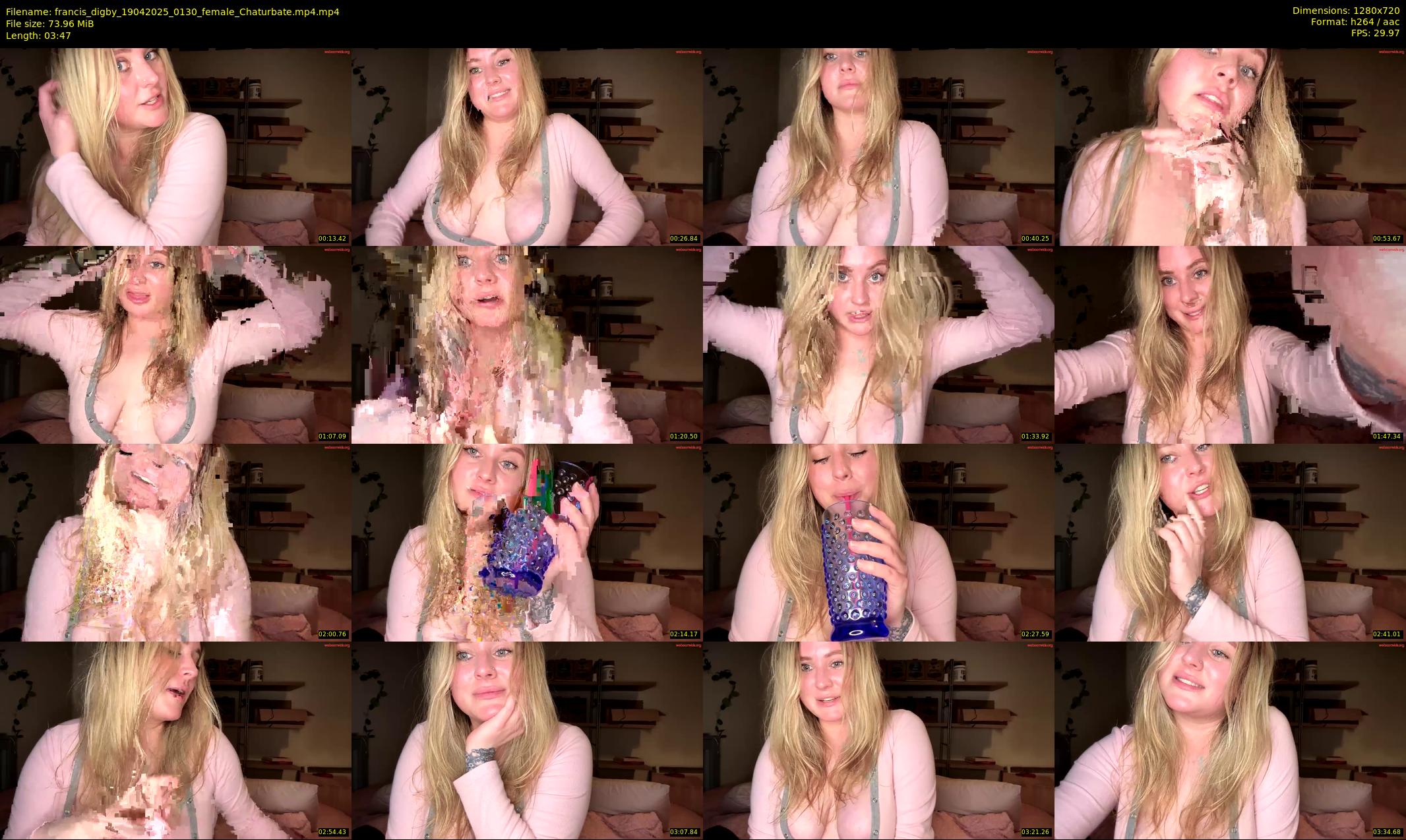 francis_digby — 4 minute Chaturbate female cam show recording, 720p, Apr 19, 2025