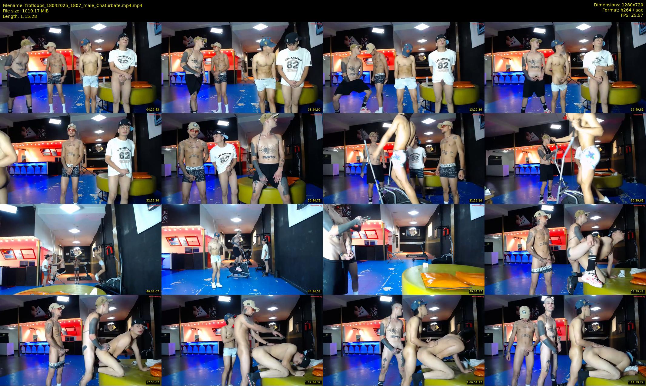 frotloops — 76 minute Chaturbate male cam show recording, 720p, Apr 18, 2025