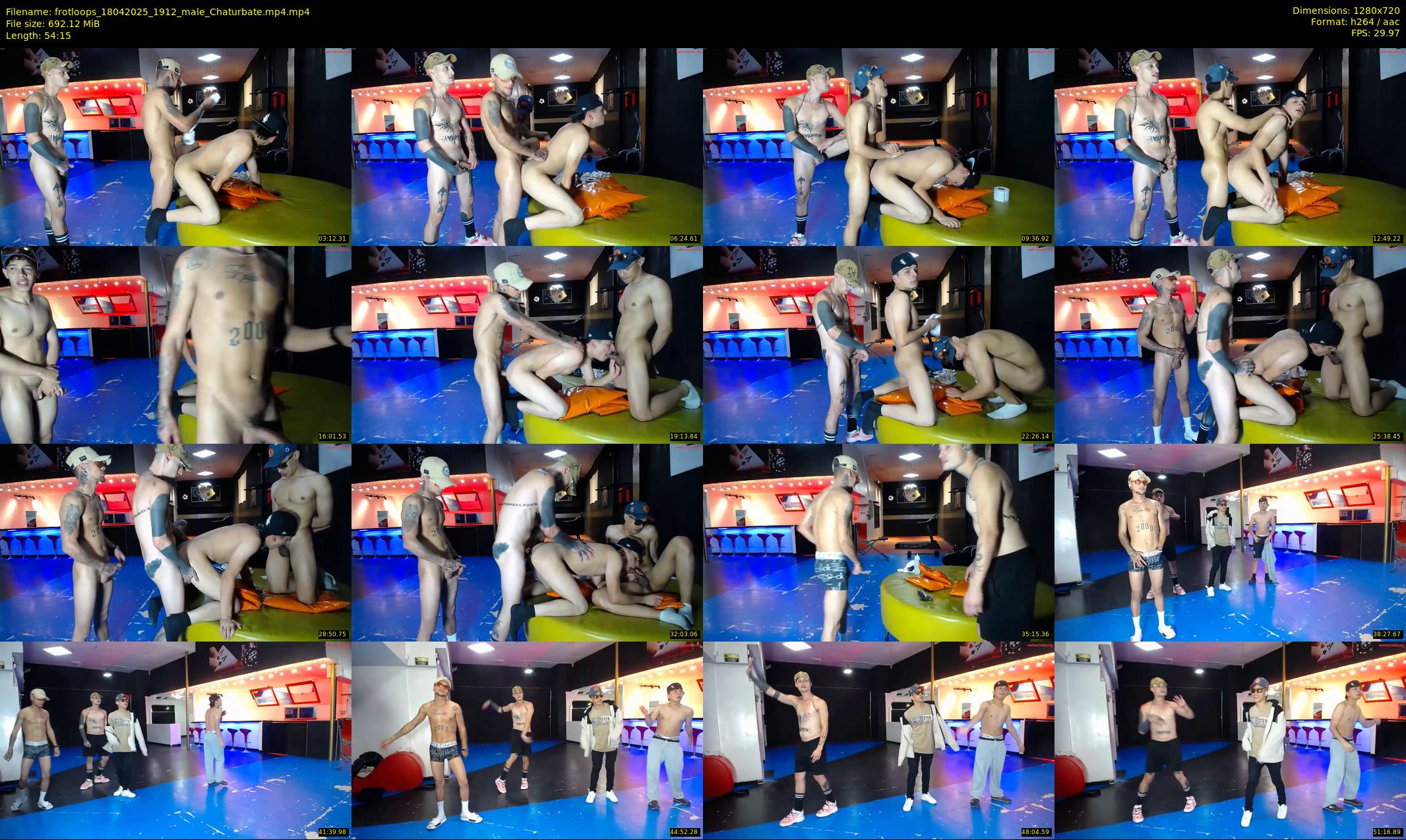 frotloops — 55 minute Chaturbate male cam show recording, 720p, Apr 18, 2025