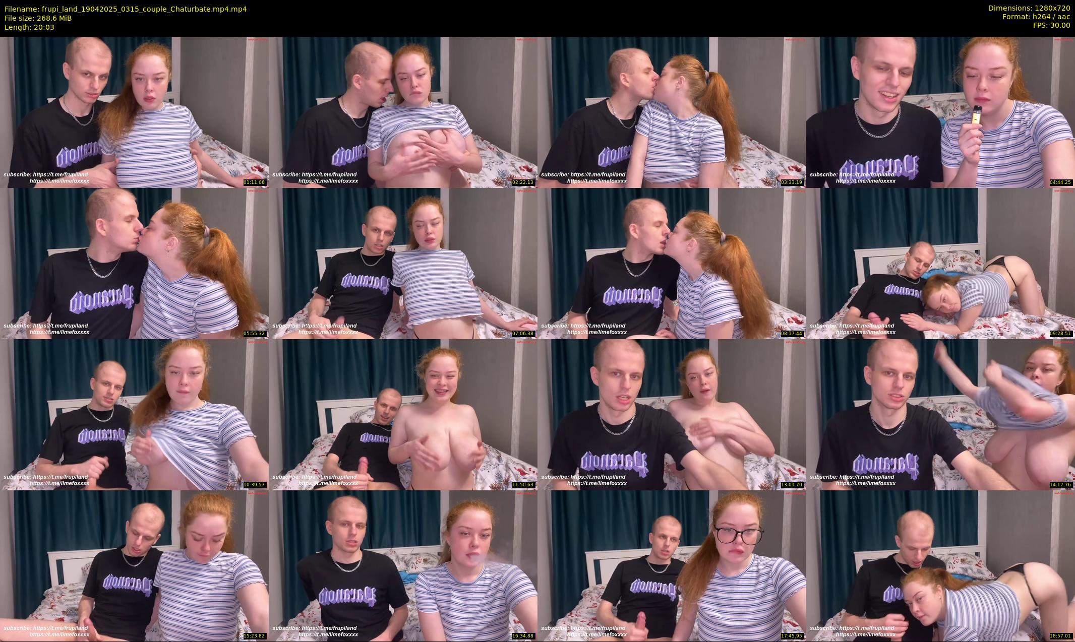 frupi_land — 21 minute Chaturbate couple cam show recording, 720p, Apr 19, 2025