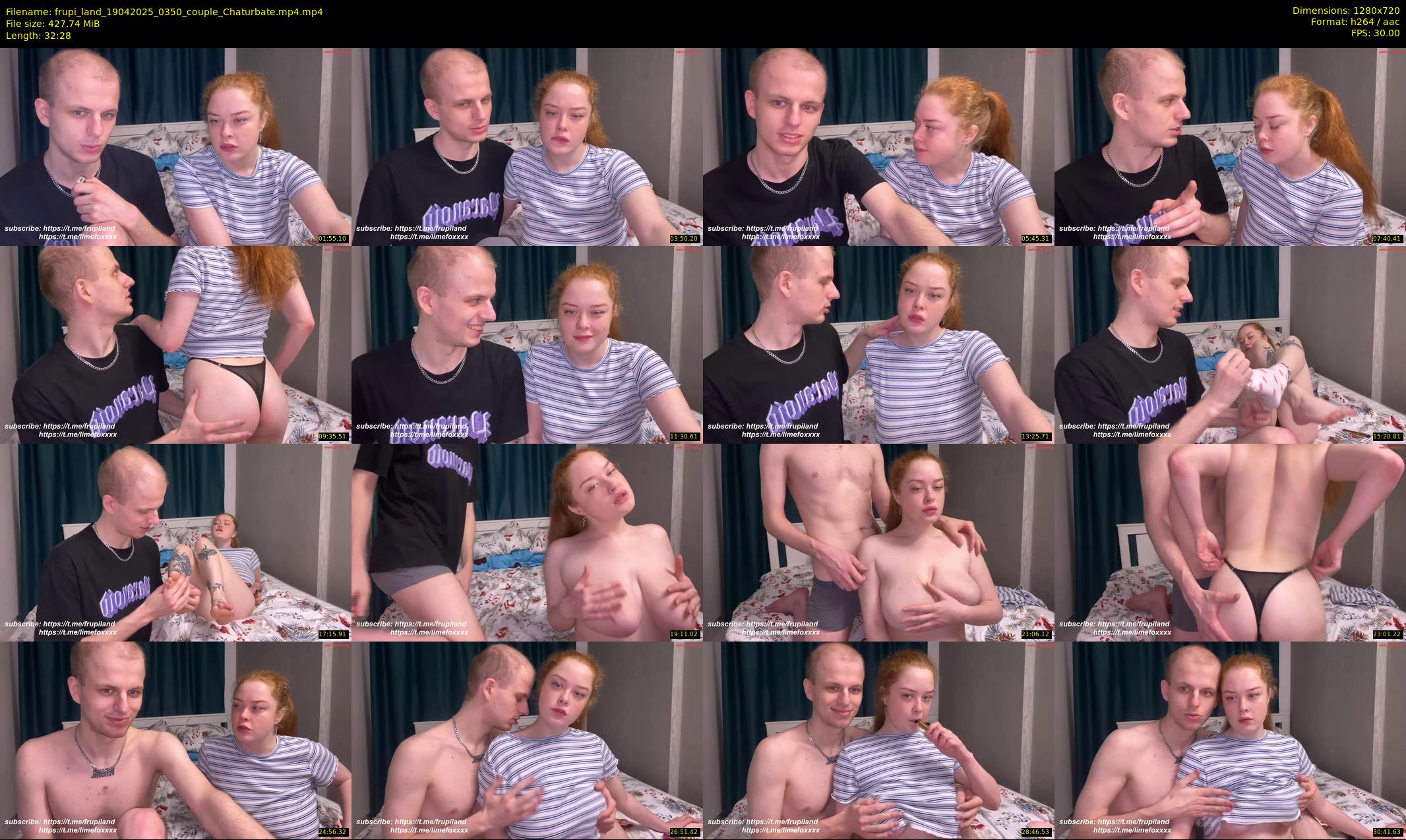 frupi_land — 33 minute Chaturbate couple cam show recording, 720p, Apr 19, 2025