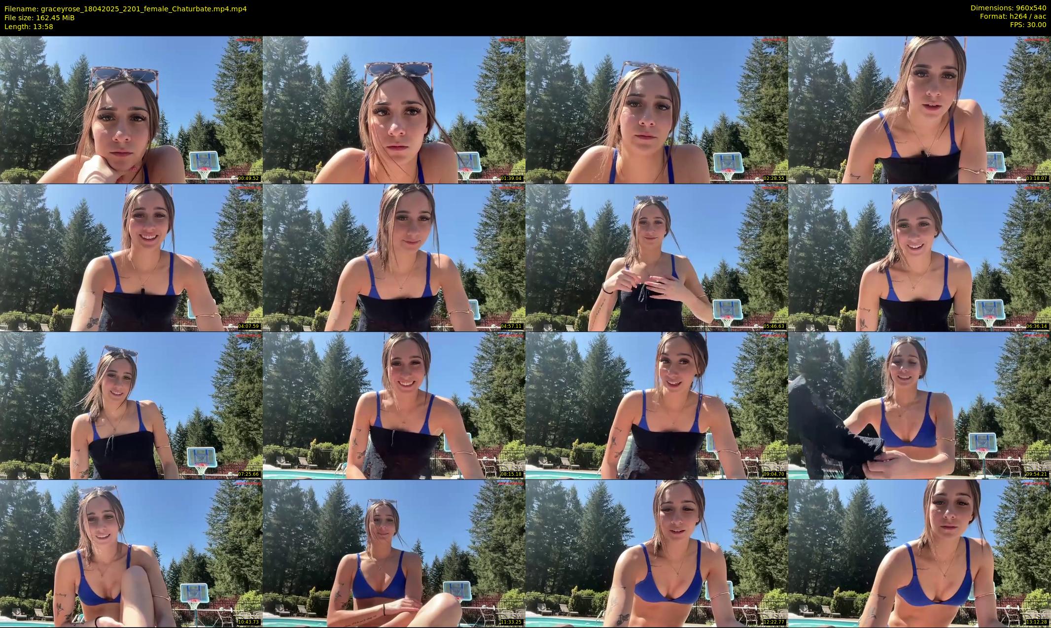 graceyrose — 14 minute Chaturbate female cam show recording, 480p, Apr 18, 2025