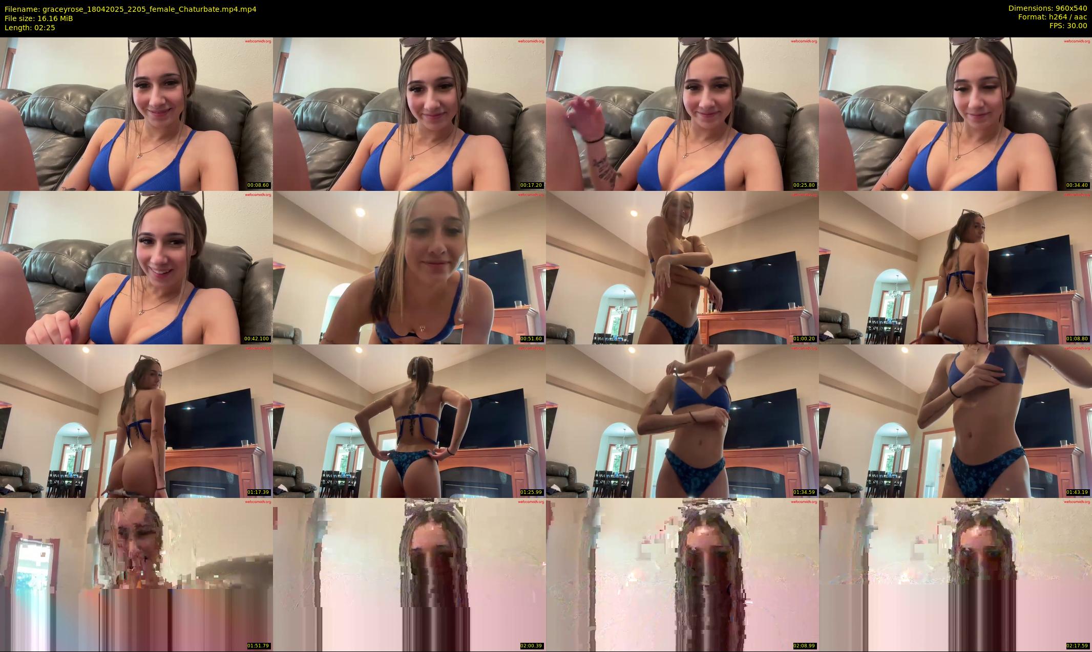 graceyrose — 3 minute Chaturbate female cam show recording, 480p, Apr 18, 2025