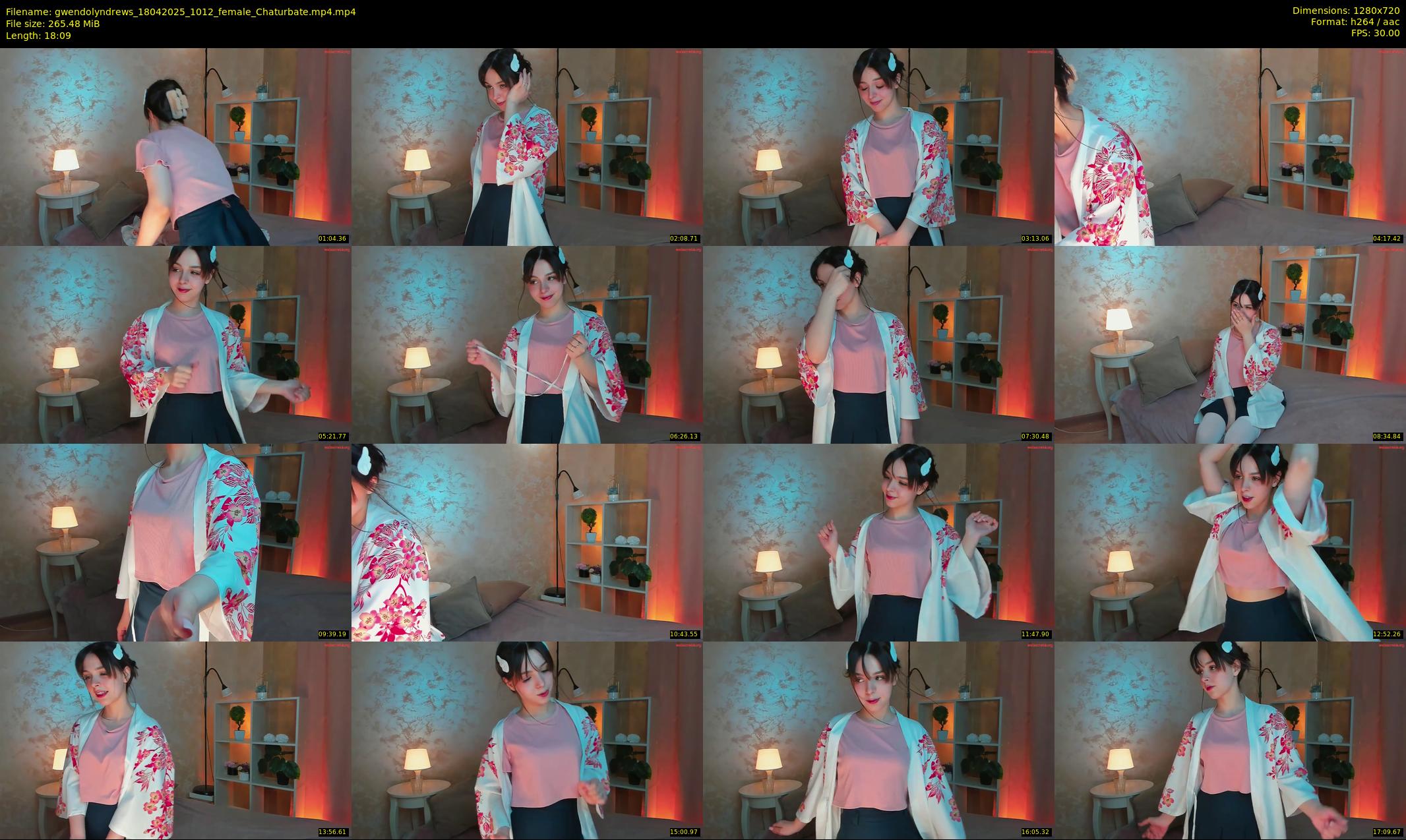 gwendolyndrews — 19 minute Chaturbate female cam show recording, 720p, Apr 18, 2025