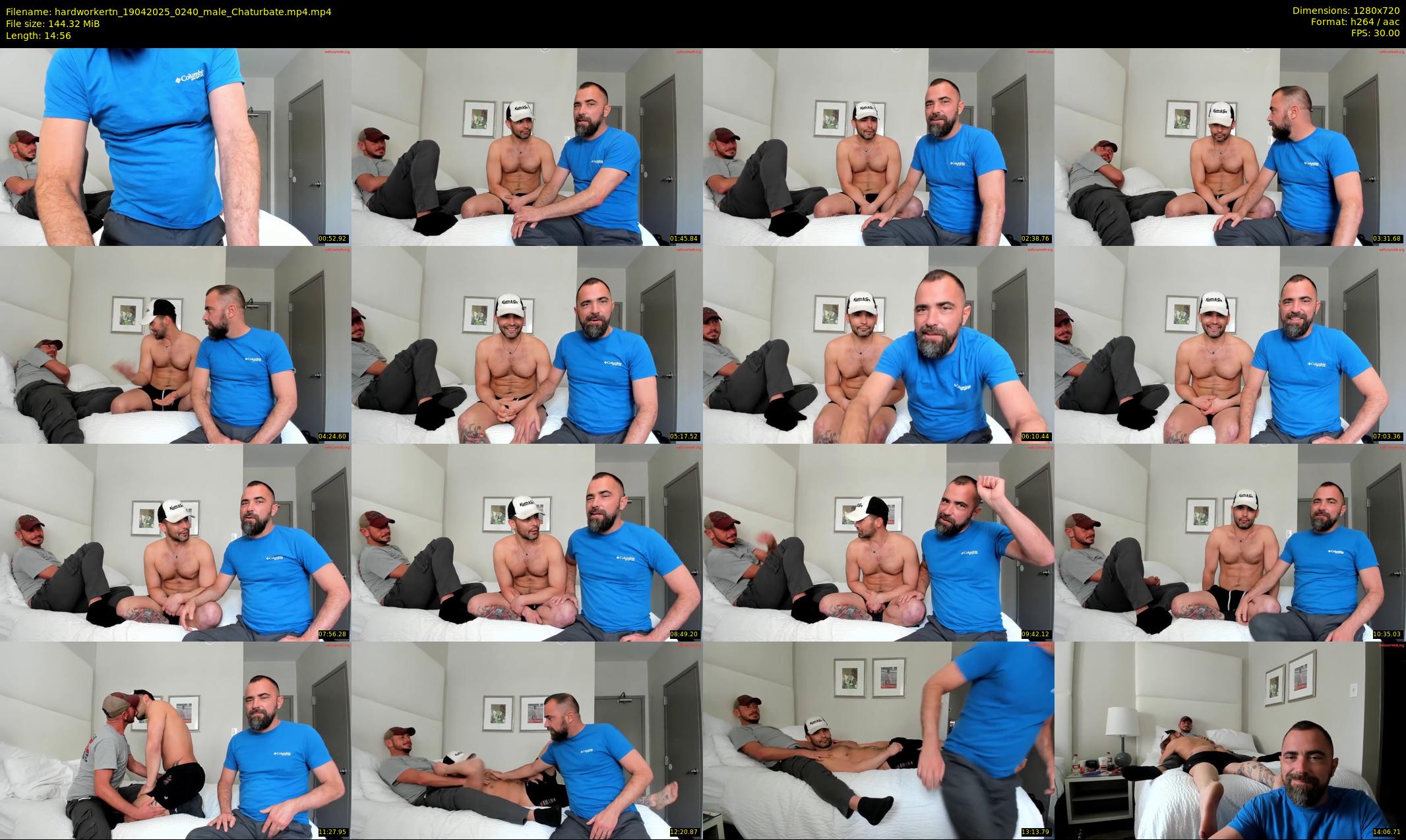 hardworkertn — 15 minute Chaturbate male cam show recording, 720p, Apr 19, 2025
