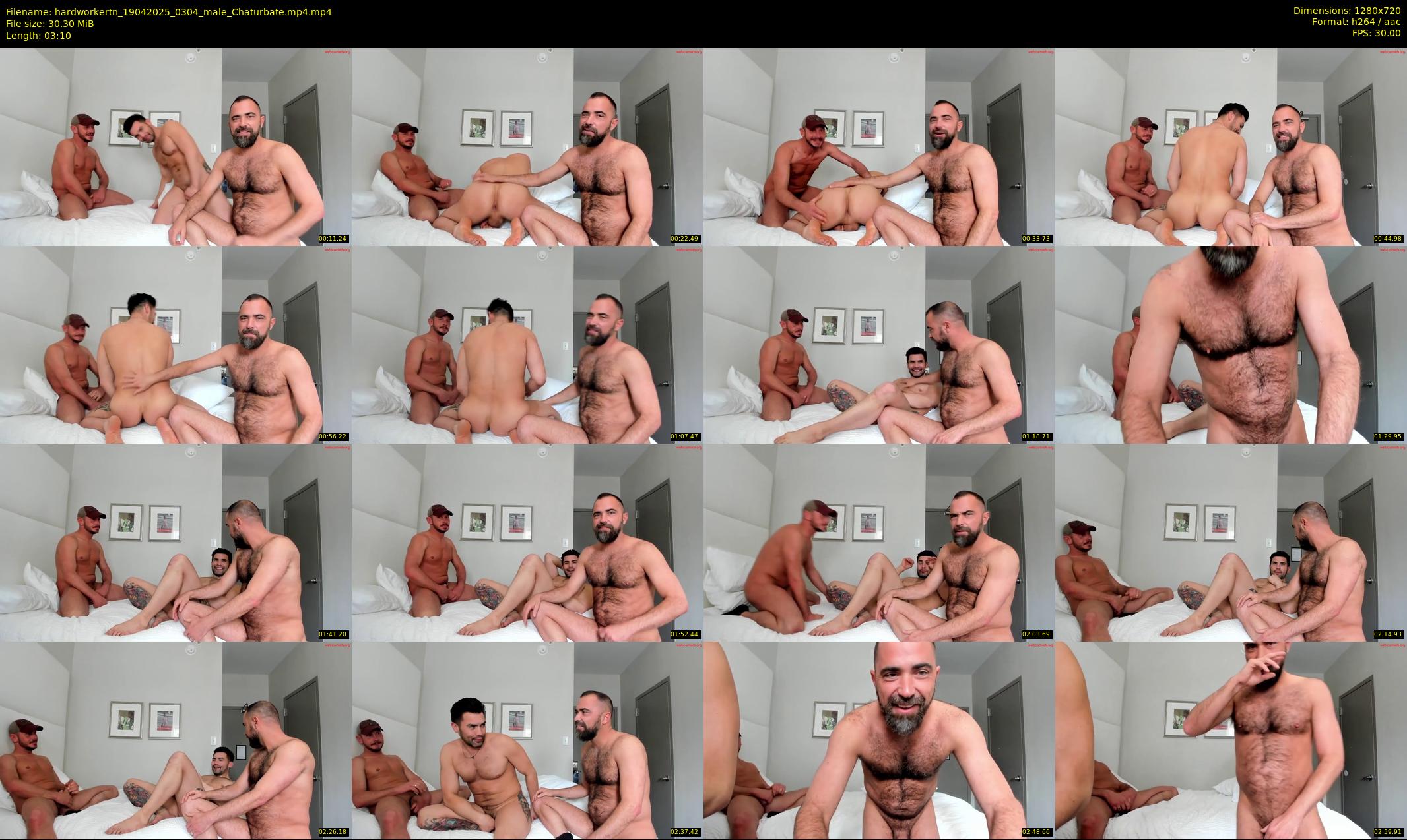hardworkertn — 4 minute Chaturbate male cam show recording, 720p, Apr 19, 2025