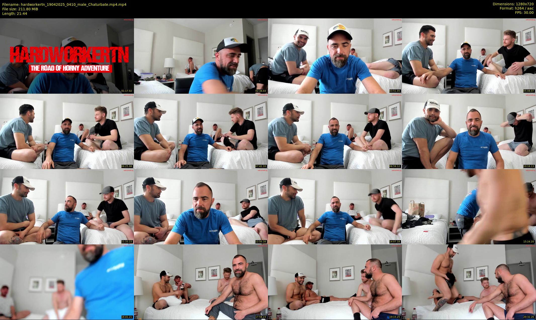 hardworkertn — 22 minute Chaturbate male cam show recording, 720p, Apr 19, 2025
