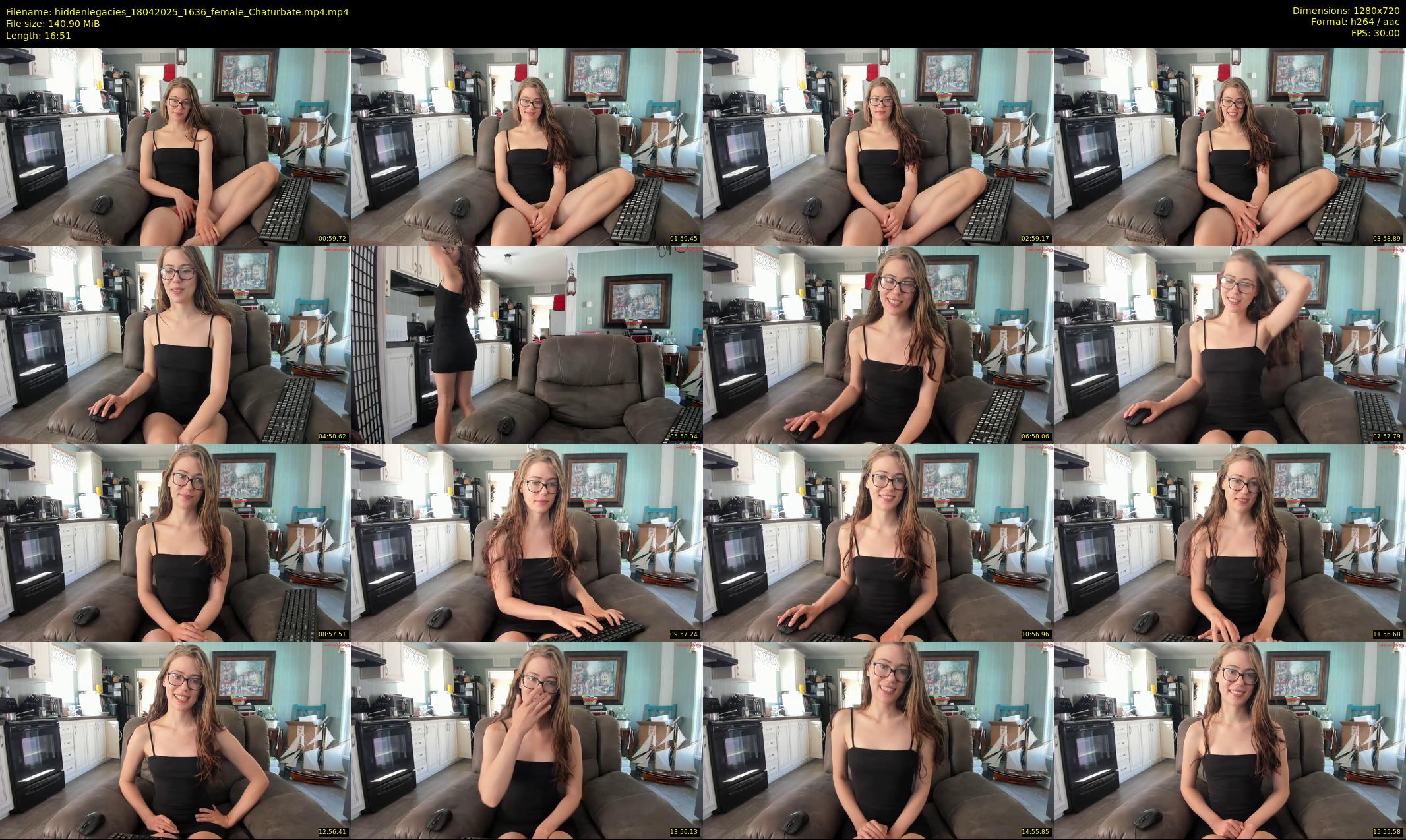 hiddenlegacies — 17 minute Chaturbate female cam show recording, 720p, Apr 18, 2025