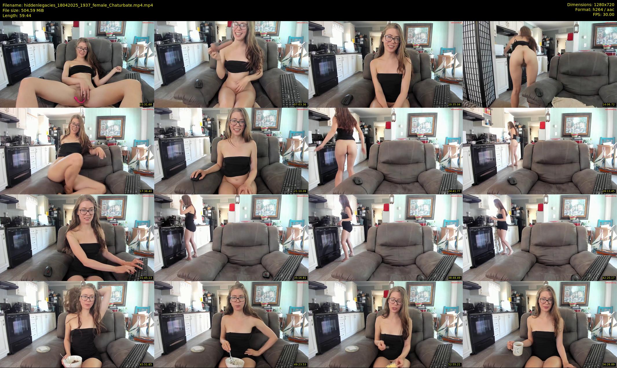 hiddenlegacies — 60 minute Chaturbate female cam show recording, 720p, Apr 18, 2025