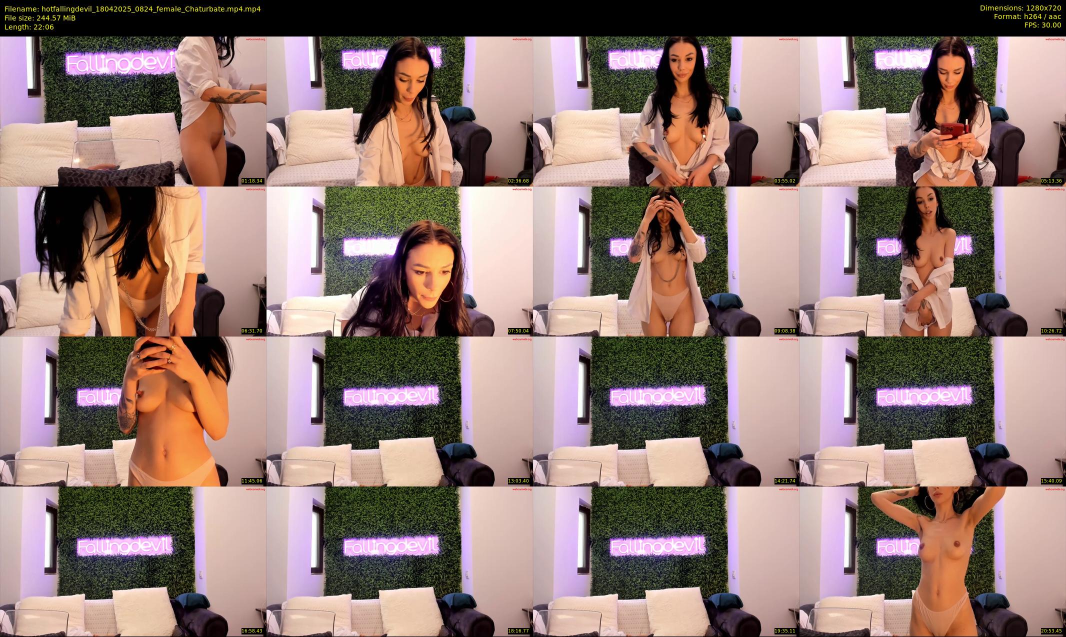 hotfallingdevil — 23 minute Chaturbate female cam show recording, 720p, Apr 18, 2025