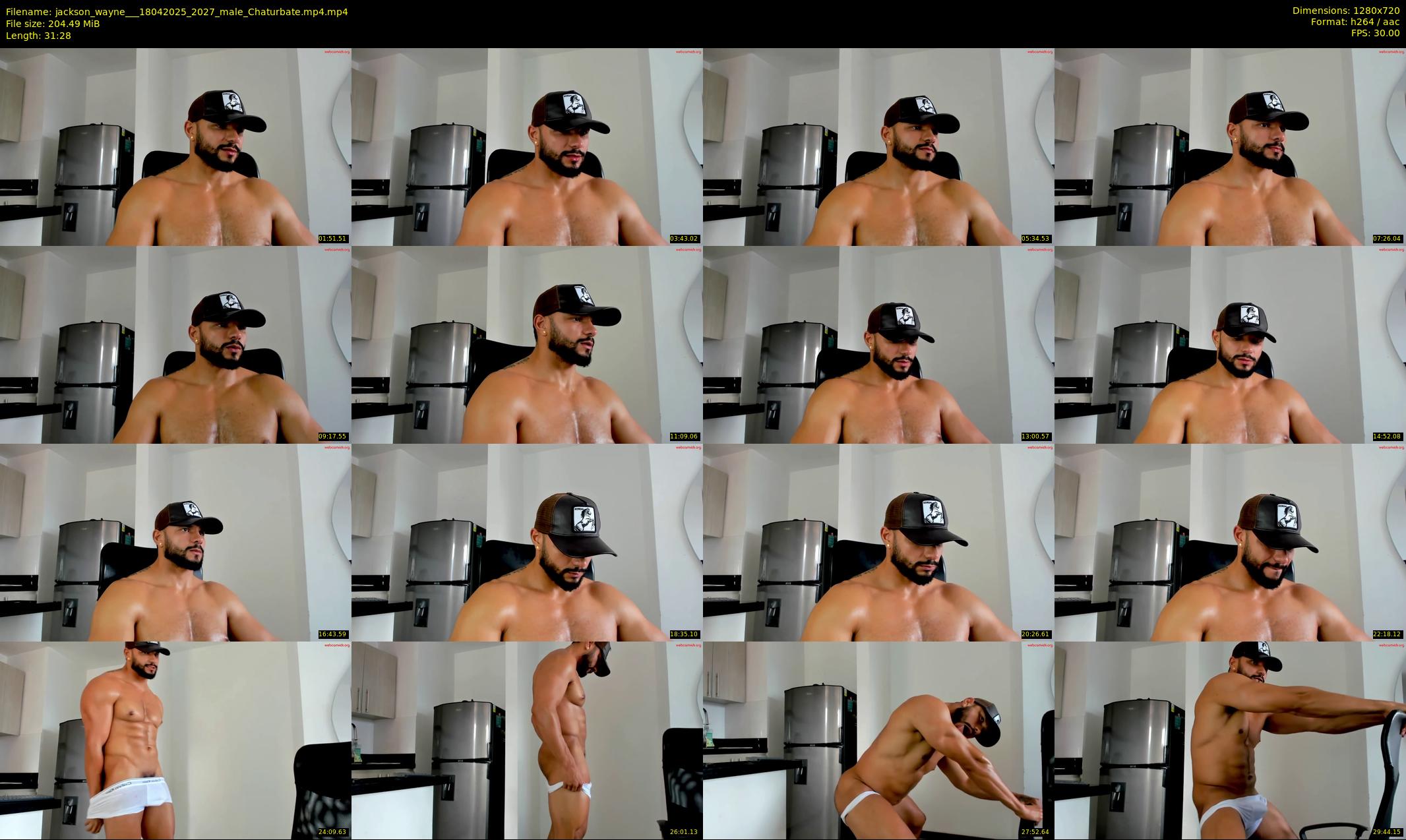 jackson_wayne__ — 32 minute Chaturbate male cam show recording, 720p, Apr 18, 2025