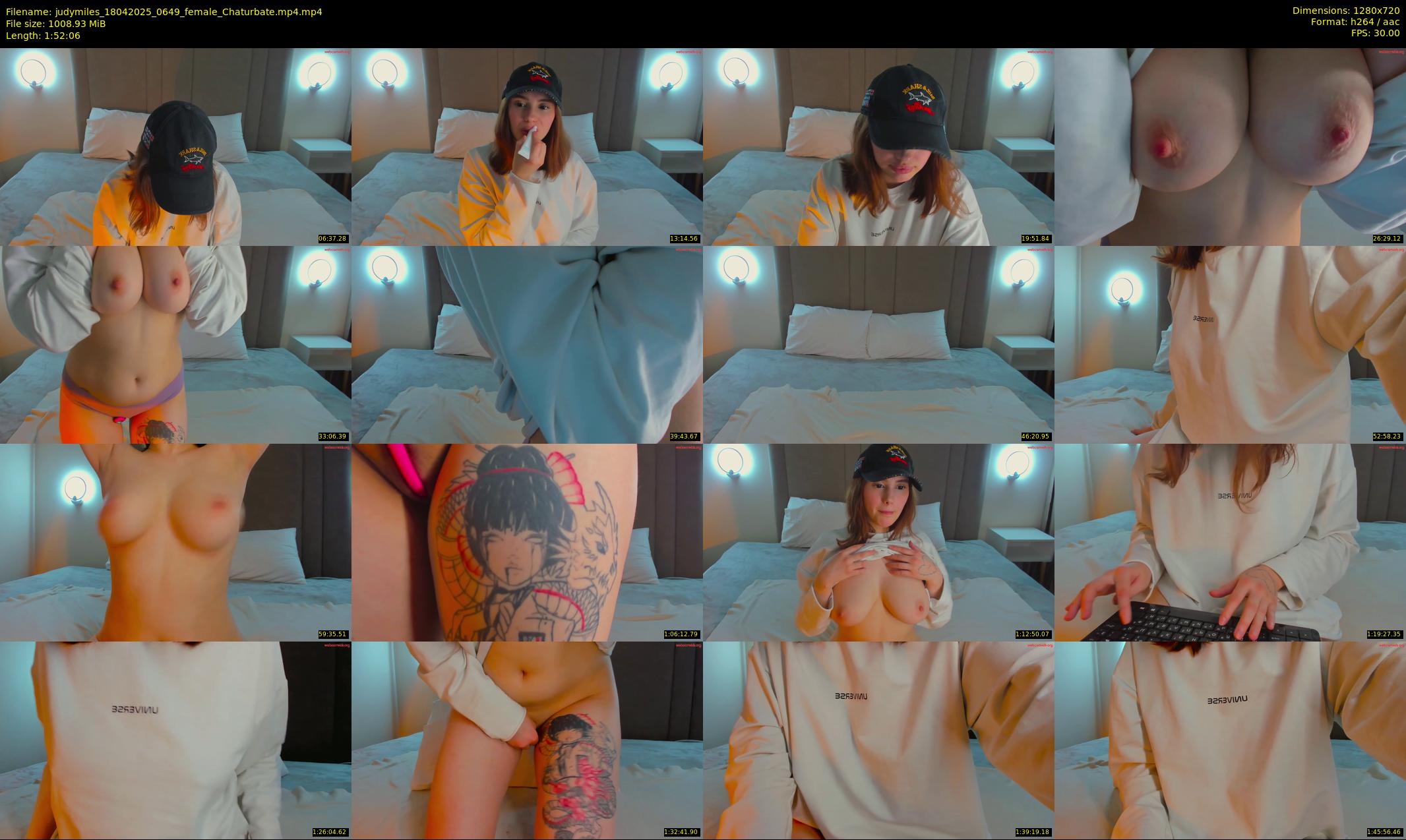 judymiles — 113 minute Chaturbate female cam show recording, 720p, Apr 18, 2025