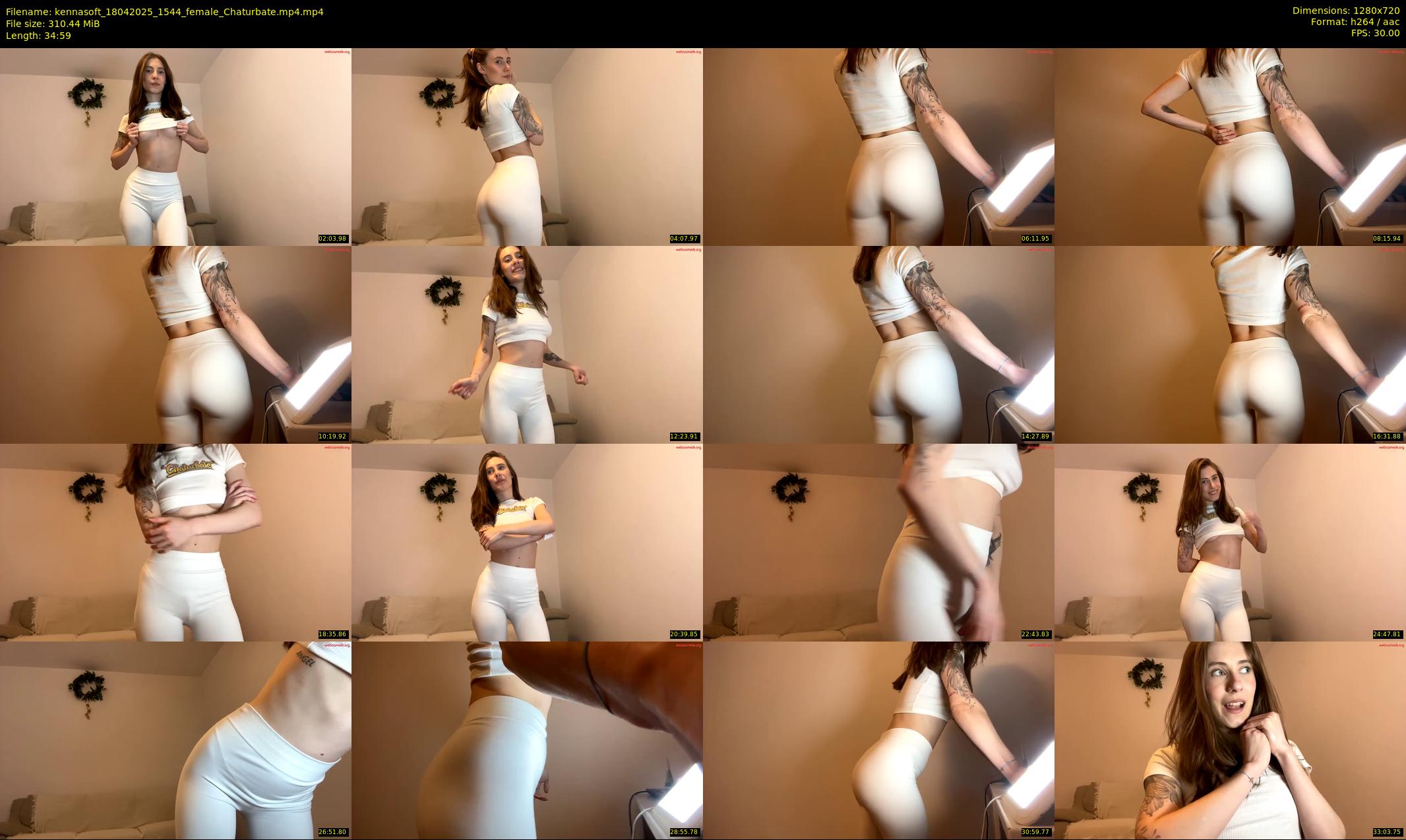 kennasoft — 35 minute Chaturbate female cam show recording, 720p, Apr 18, 2025