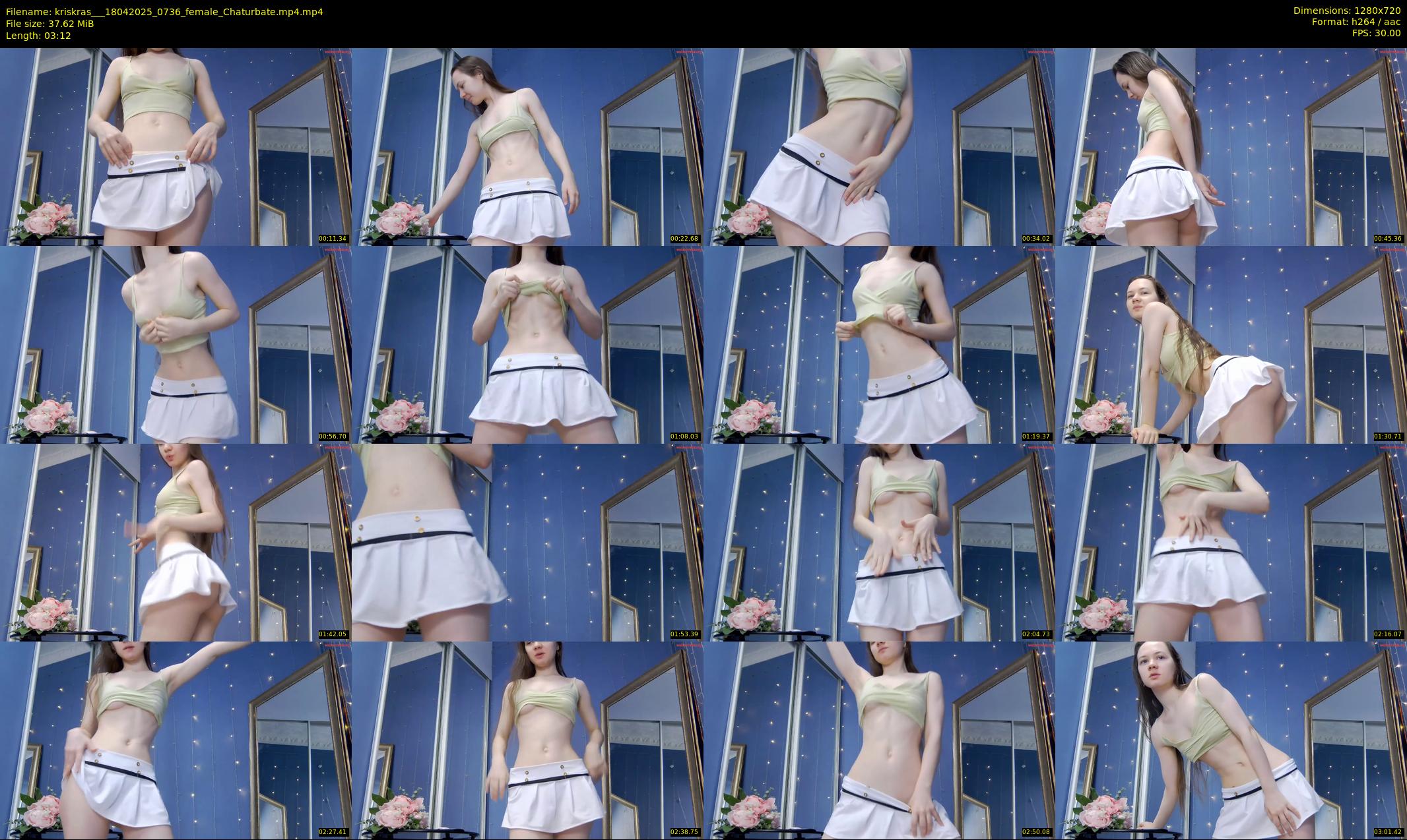 kriskras__ — 4 minute Chaturbate female cam show recording, 720p, Apr 18, 2025