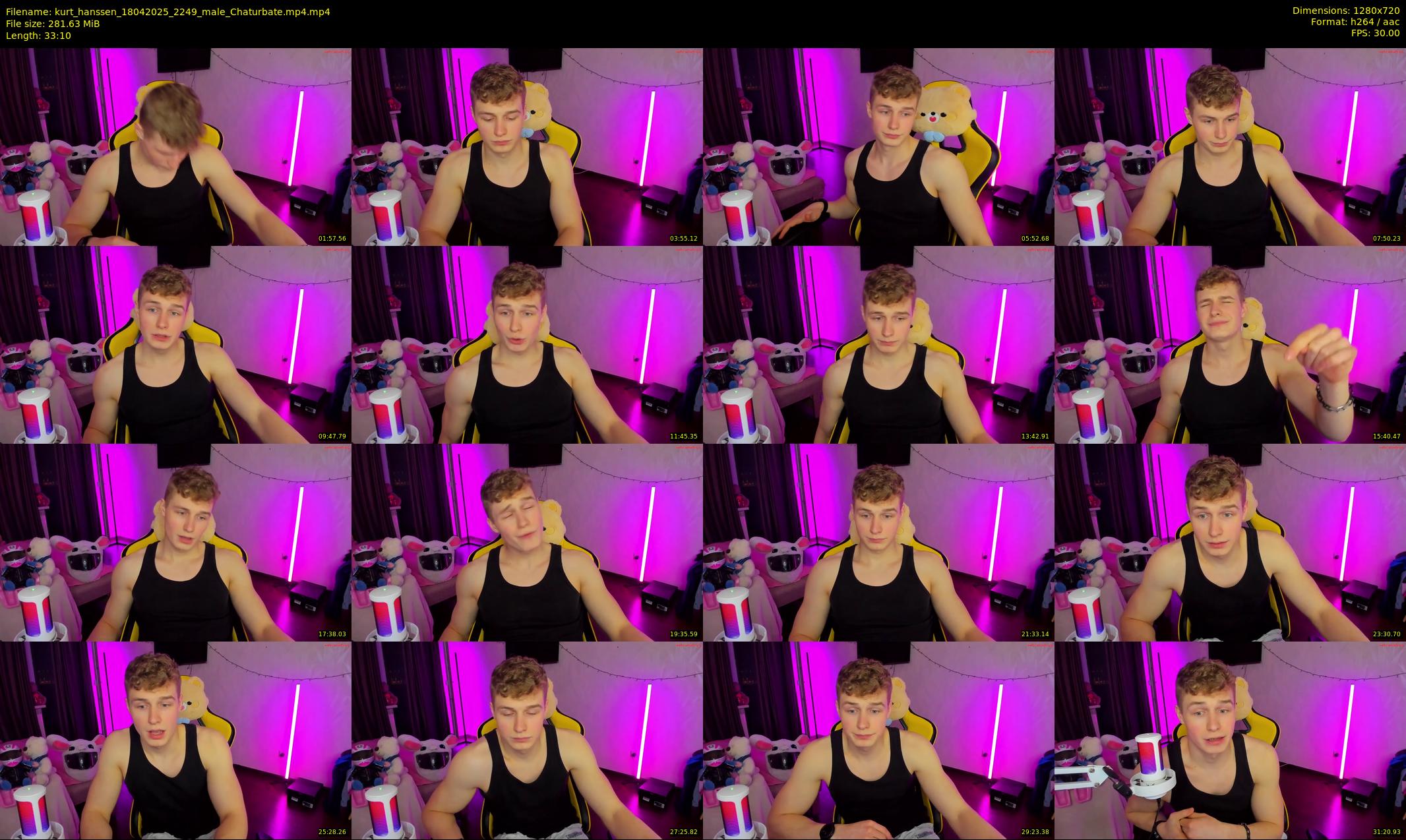 kurt_hanssen — 34 minute Chaturbate male cam show recording, 720p, Apr 18, 2025