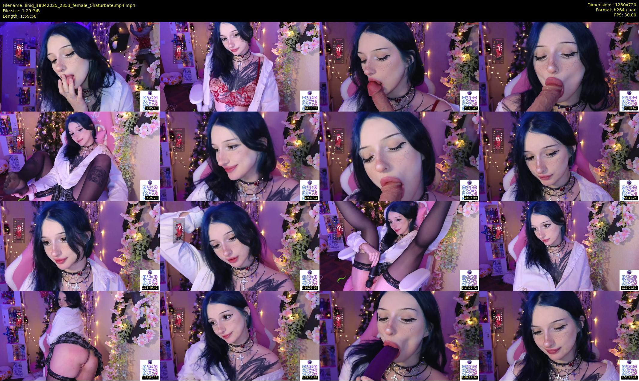 liniq — 120 minute Chaturbate female cam show recording, 720p, Apr 18, 2025