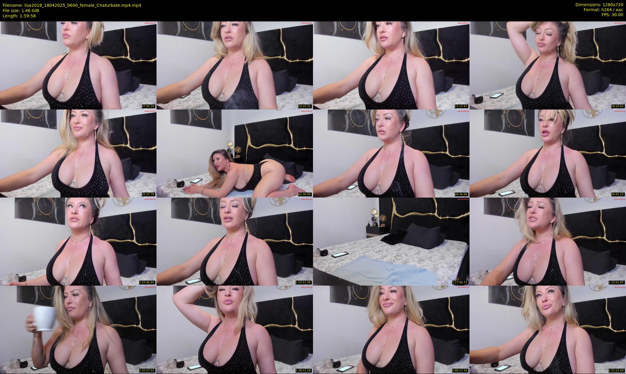 lisa2018 — 120 minute Chaturbate female cam show recording, 720p, Apr 18, 2025