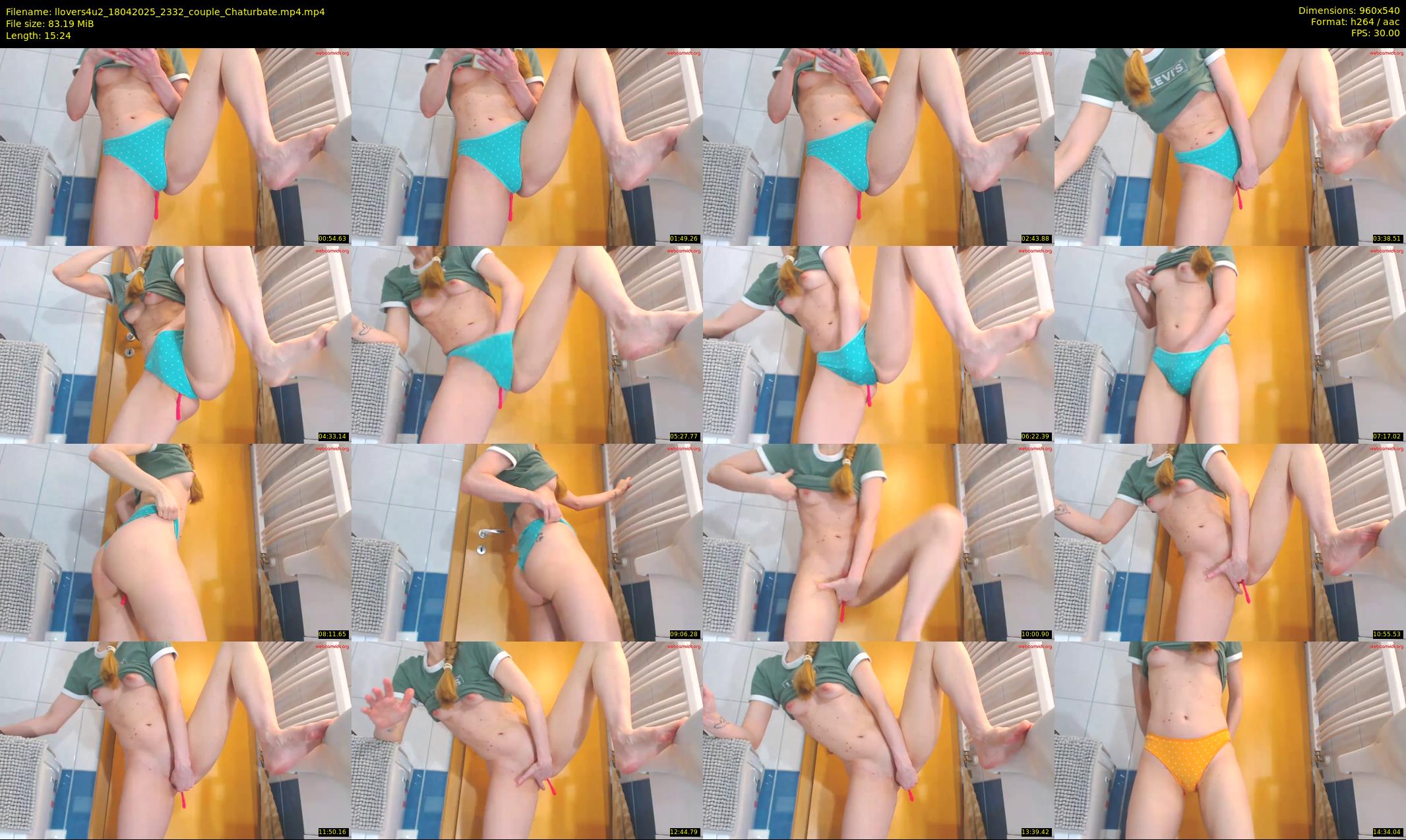 llovers4u2 — 16 minute Chaturbate couple cam show recording, 480p, Apr 18, 2025
