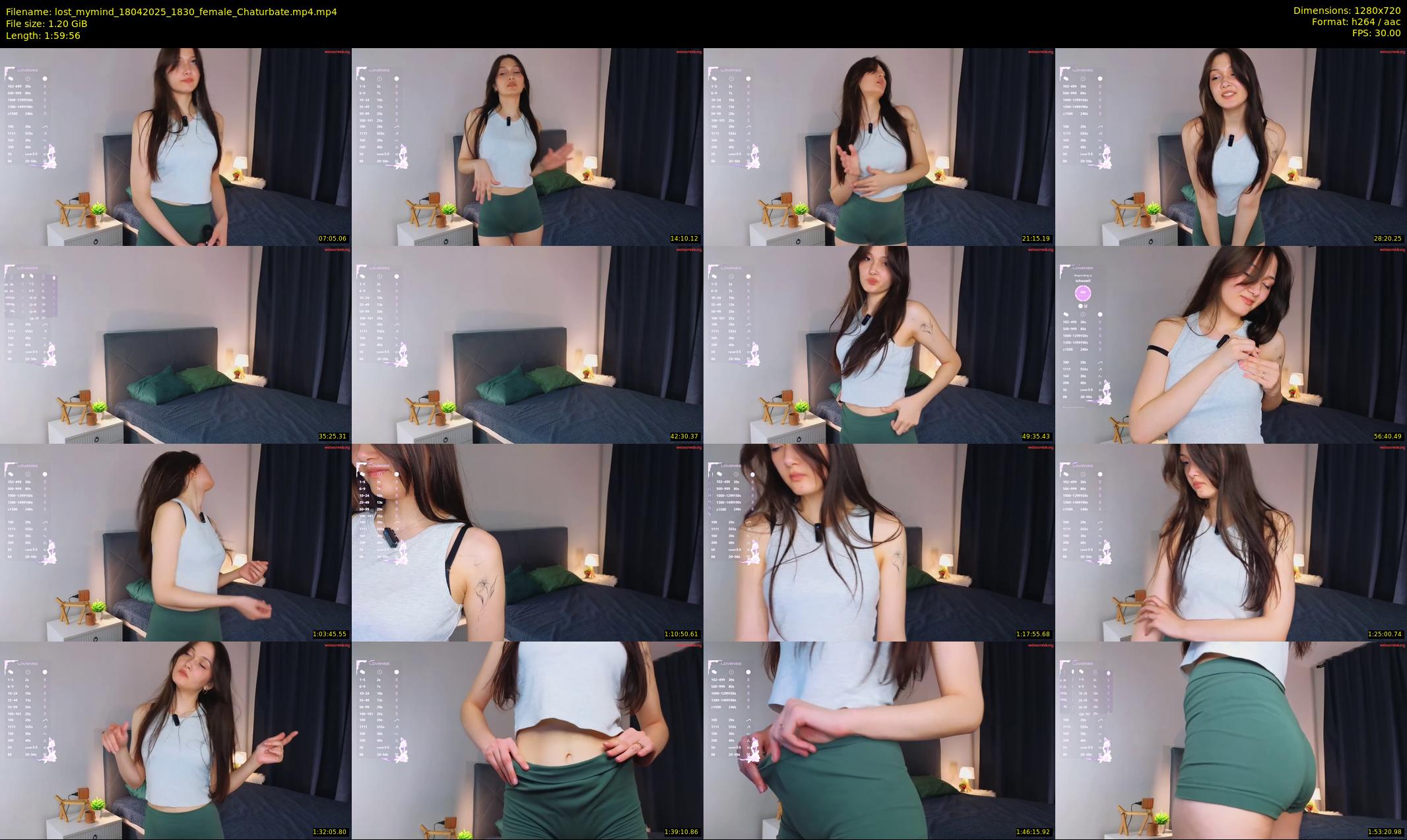 lost_mymind — 120 minute Chaturbate female cam show recording, 720p, Apr 18, 2025