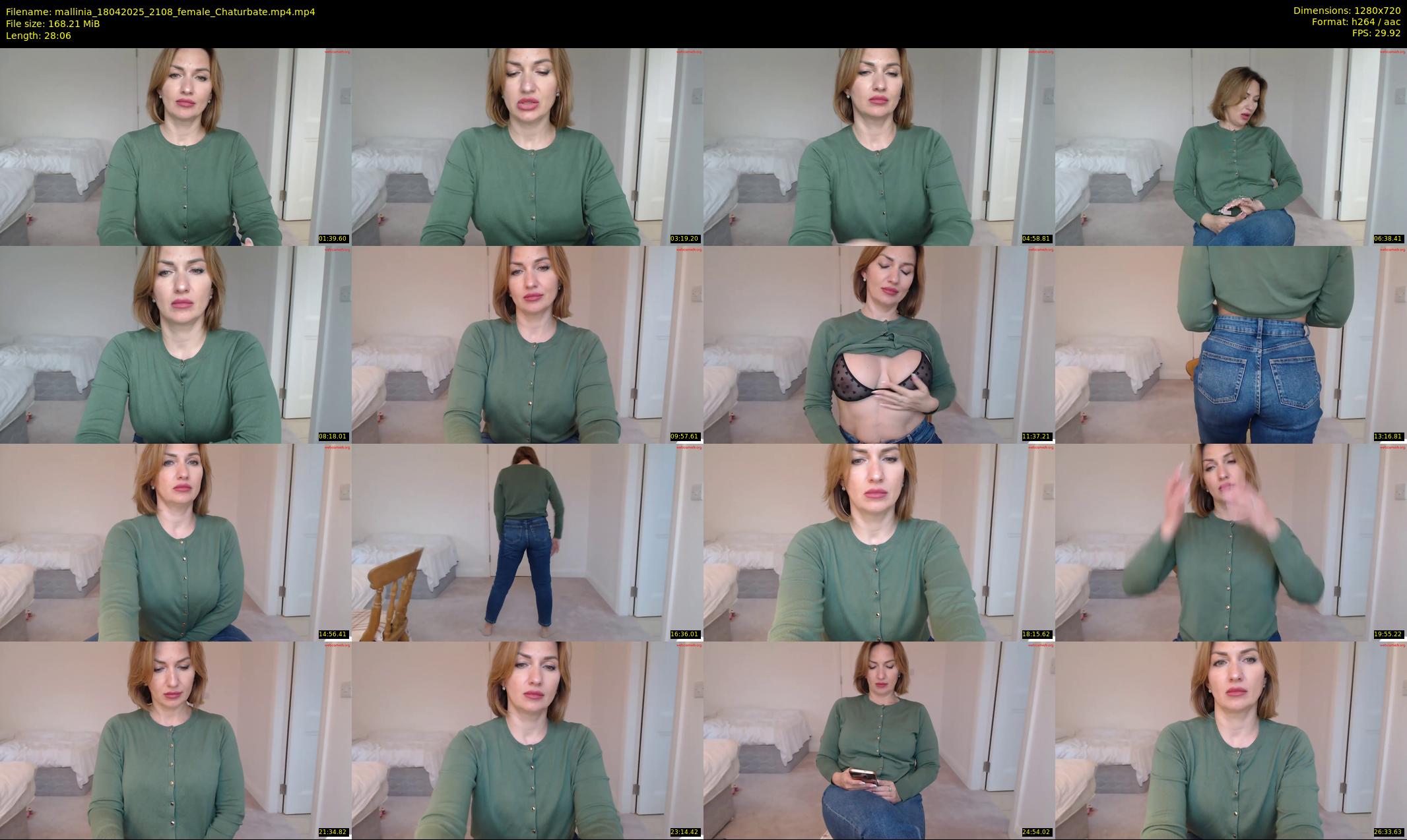 mallinia — 29 minute Chaturbate female cam show recording, 720p, Apr 18, 2025