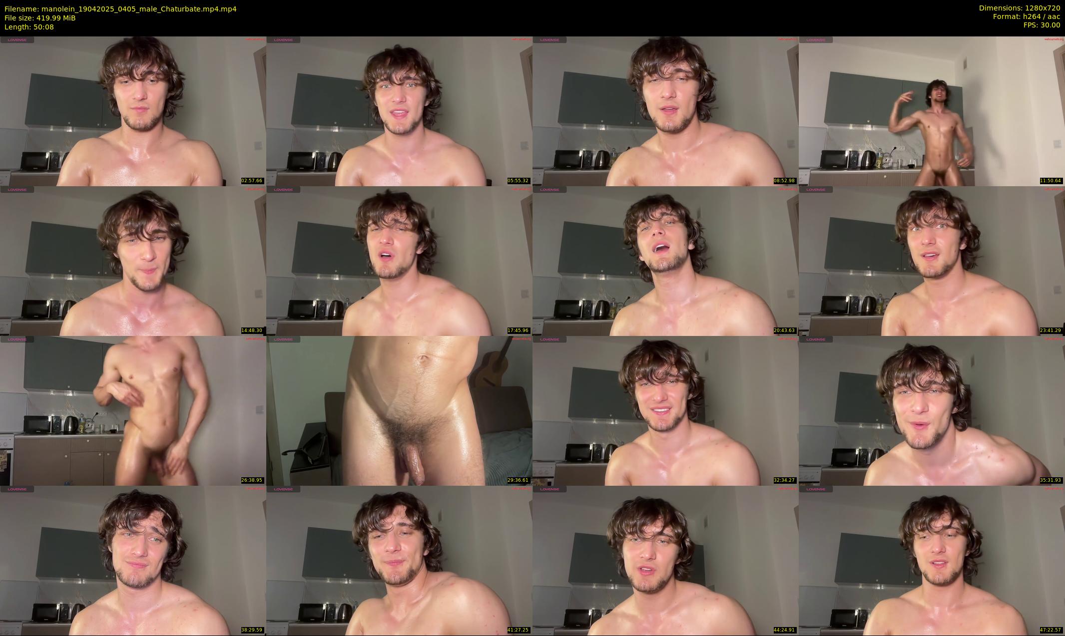 manolein — 51 minute Chaturbate male cam show recording, 720p, Apr 19, 2025