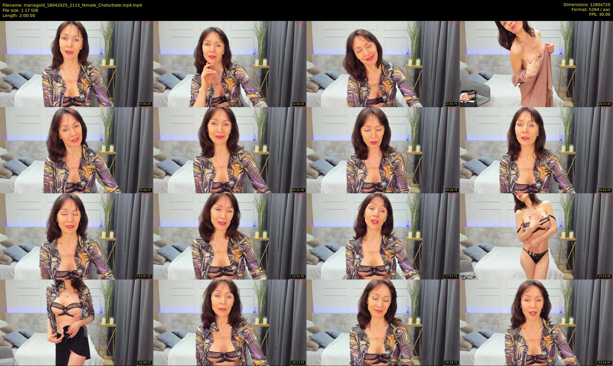 mariagold — 120 minute Chaturbate female cam show recording, 720p, Apr 18, 2025