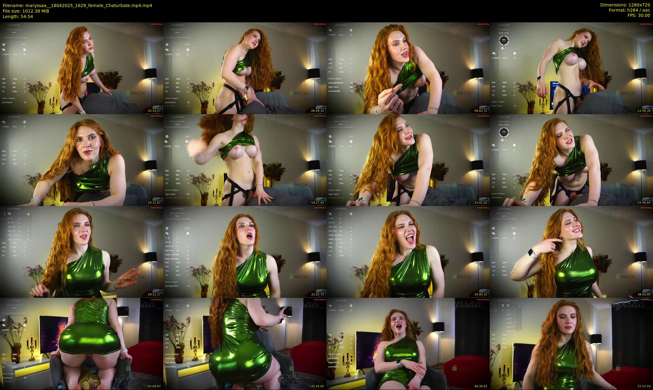 maryssaa_ — 55 minute Chaturbate female cam show recording, 720p, Apr 18, 2025