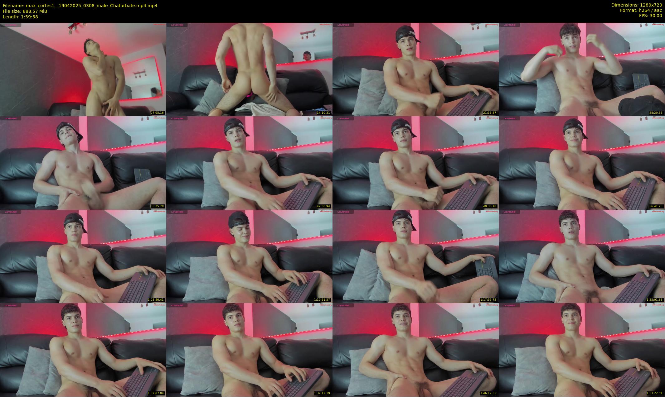 max_cortes1_ — 120 minute Chaturbate male cam show recording, 720p, Apr 19, 2025