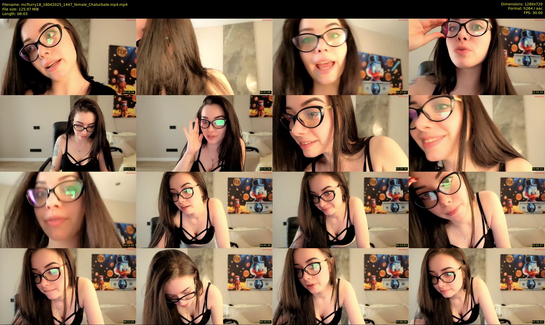 mcflurry18 — 9 minute Chaturbate female cam show recording, 720p, Apr 18, 2025