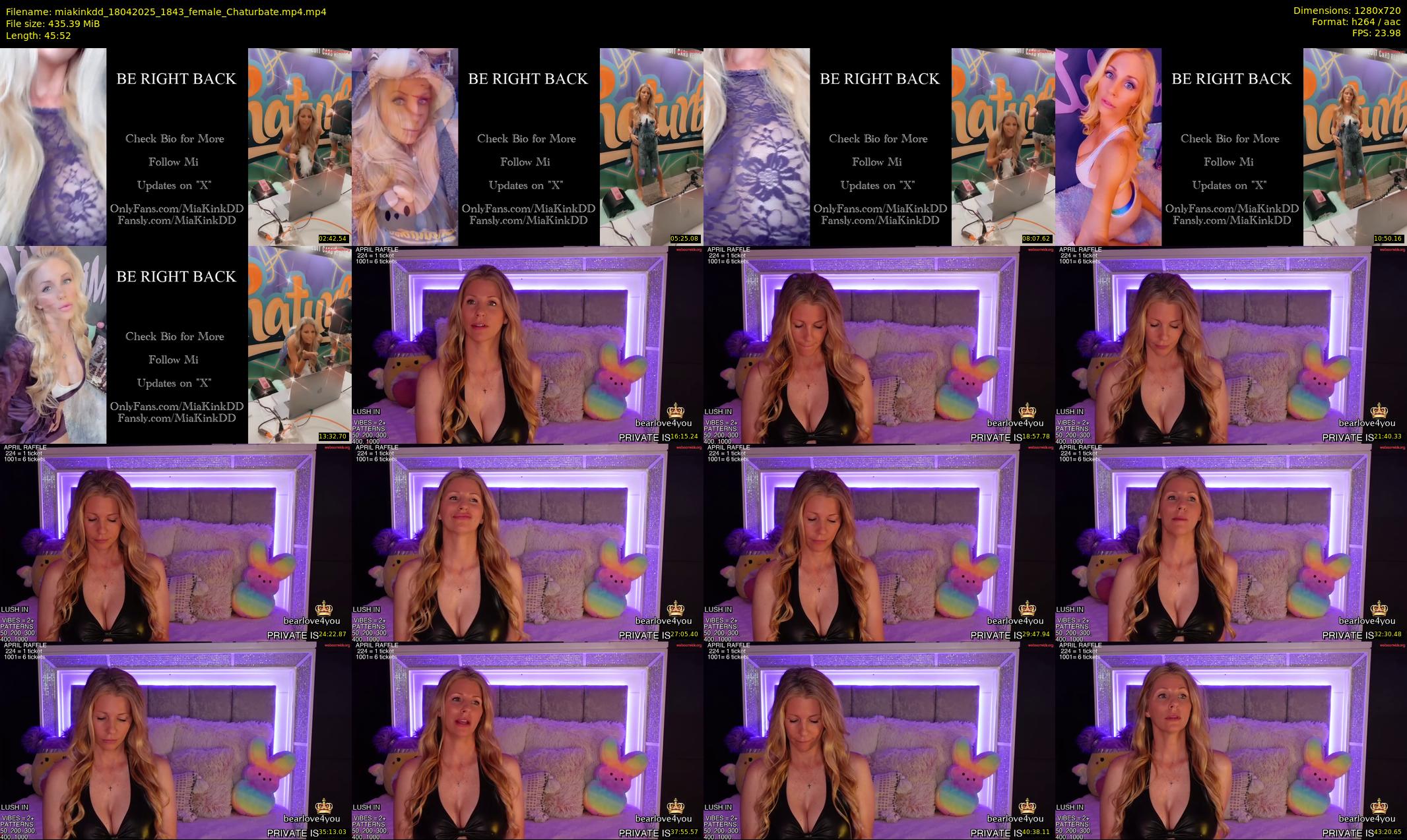 miakinkdd — 46 minute Chaturbate female cam show recording, 720p, Apr 18, 2025