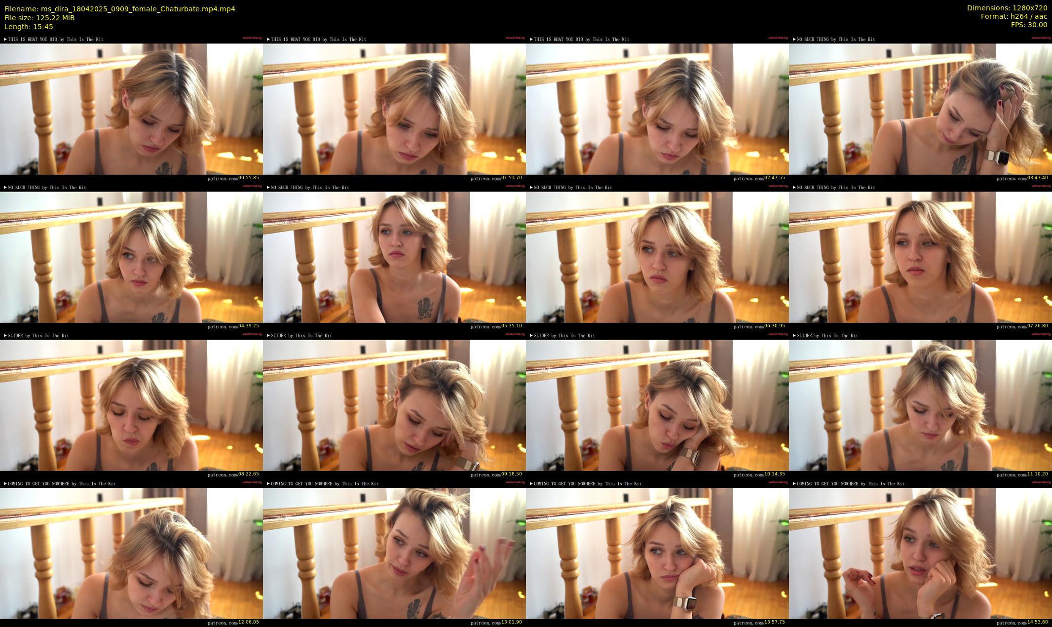 ms_dira — 16 minute Chaturbate female cam show recording, 720p, Apr 18, 2025