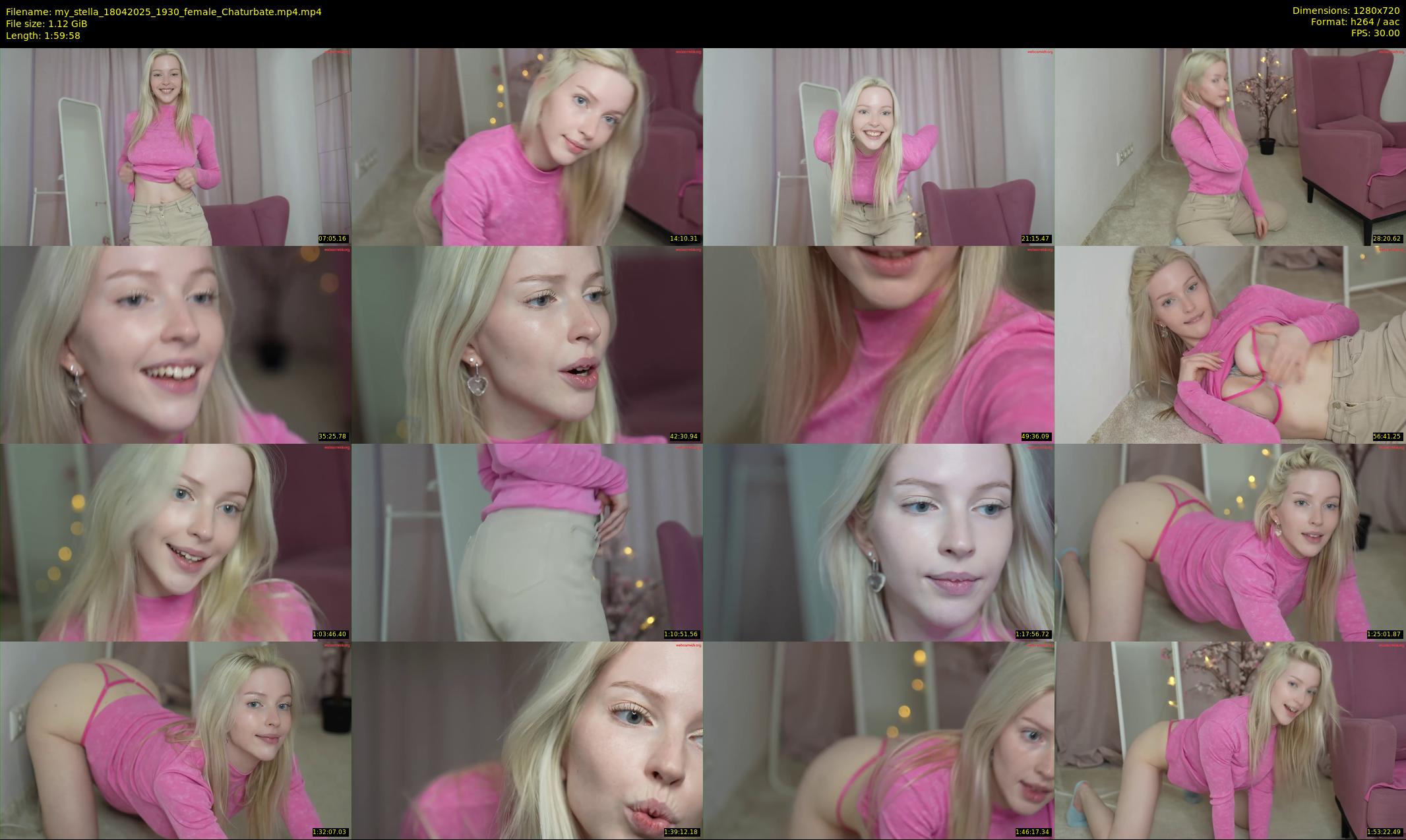 my_stella — 120 minute Chaturbate female cam show recording, 720p, Apr 18, 2025