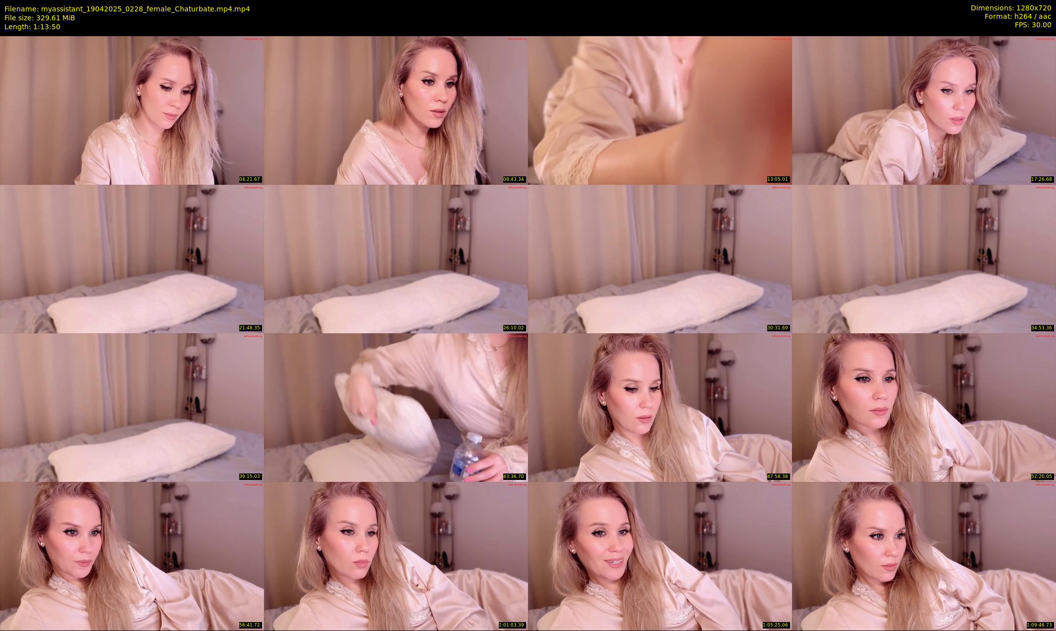 myassistant — 74 minute Chaturbate female cam show recording, 720p, Apr 19, 2025