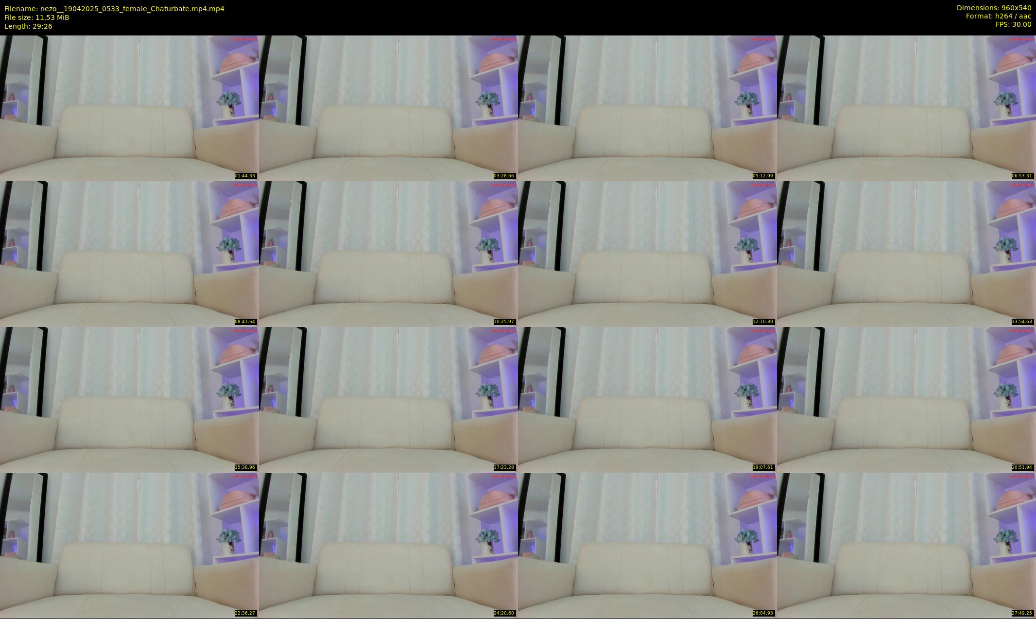 nezo_ — 30 minute Chaturbate female cam show recording, 480p, Apr 19, 2025