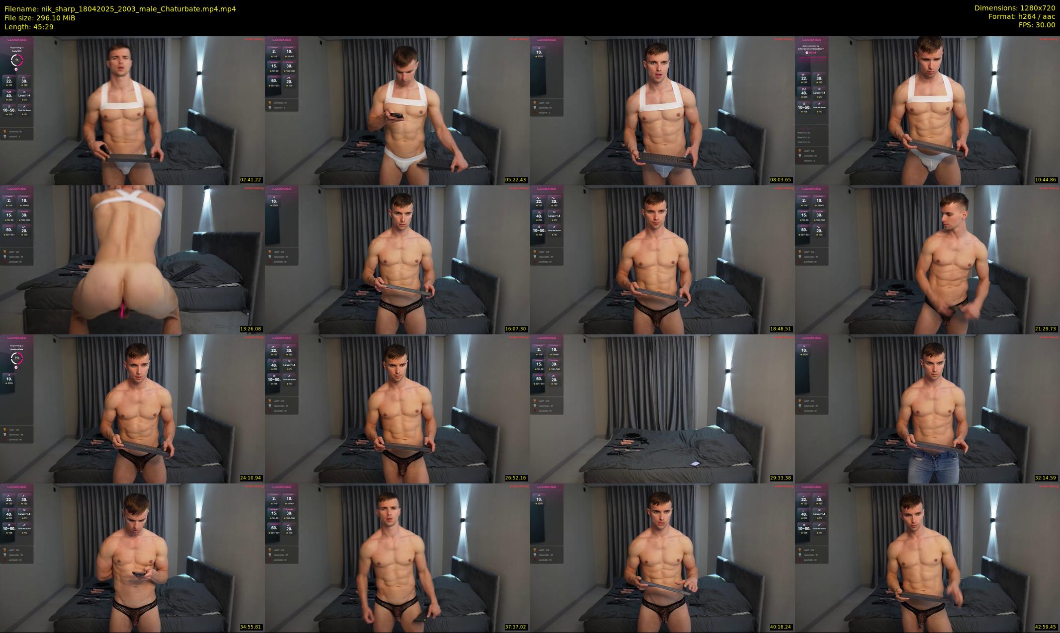 nik_sharp — 46 minute Chaturbate male cam show recording, 720p, Apr 18, 2025