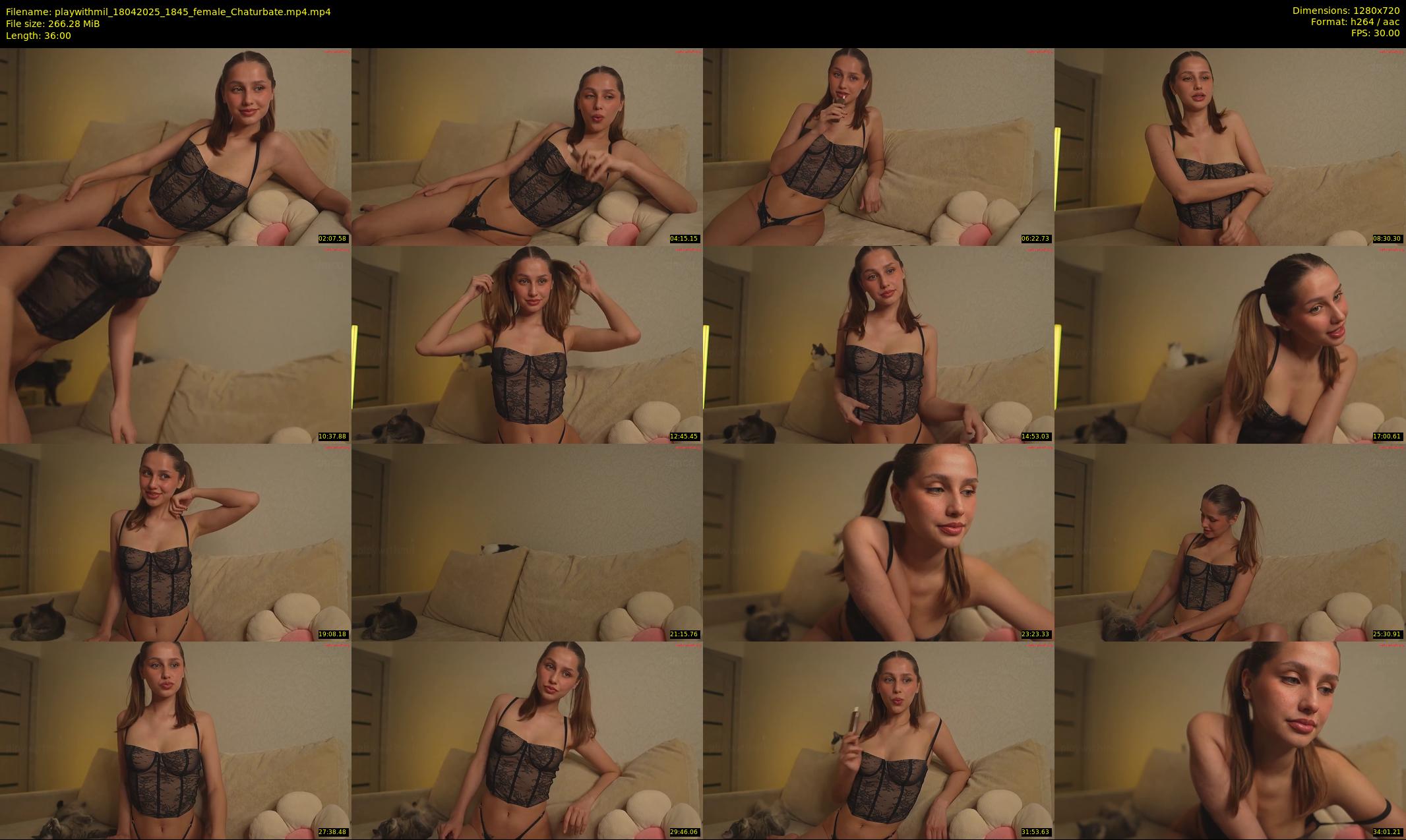 playwithmil — 36 minute Chaturbate couple cam show recording, 720p, Apr 18, 2025