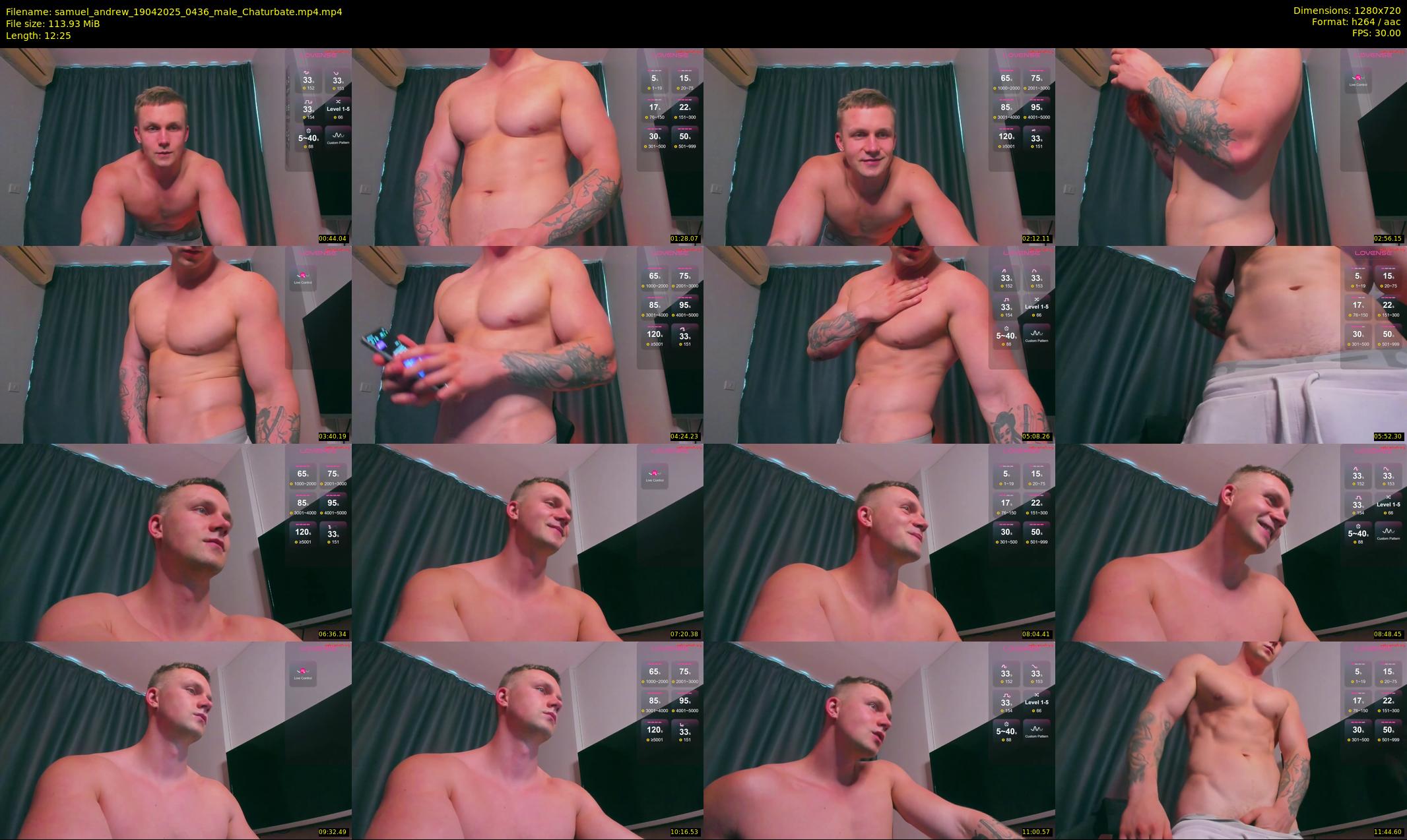 samuel_andrew — 13 minute Chaturbate male cam show recording, 720p, Apr 19, 2025