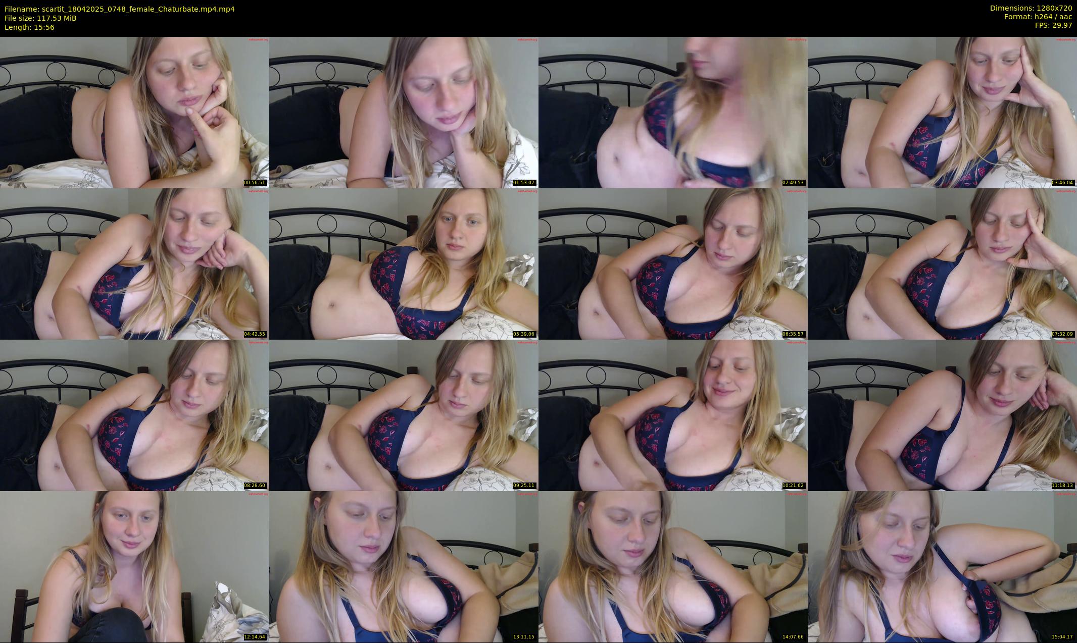 scartit — 16 minute Chaturbate female cam show recording, 720p, Apr 18, 2025