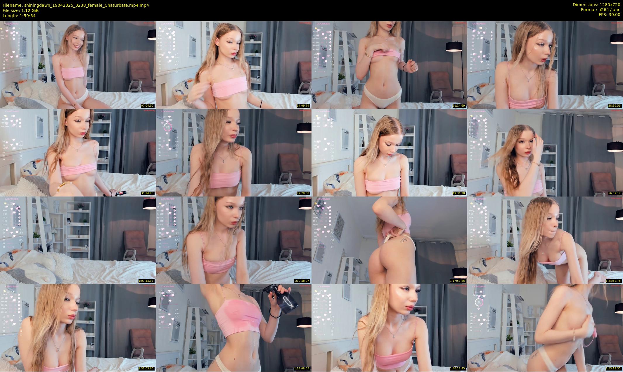 shiningdawn — 120 minute Chaturbate female cam show recording, 720p, Apr 19, 2025