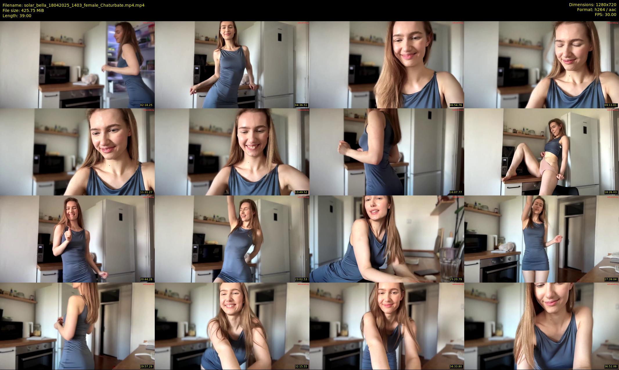 solar_bella — 39 minute Chaturbate female cam show recording, 720p, Apr 18, 2025