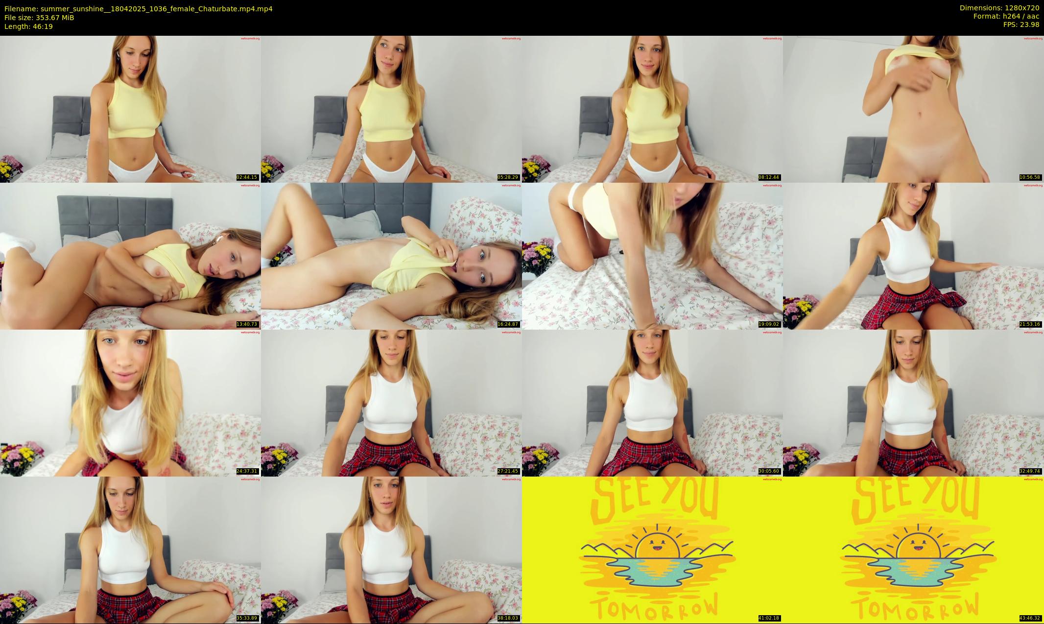 summer_sunshine_ — 47 minute Chaturbate female cam show recording, 720p, Apr 18, 2025